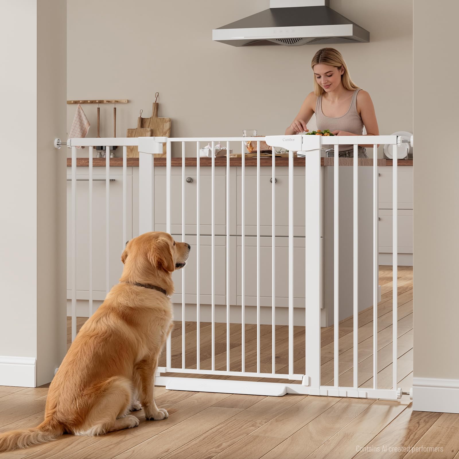 Auto-Close Pressure Mounted Pet Gate