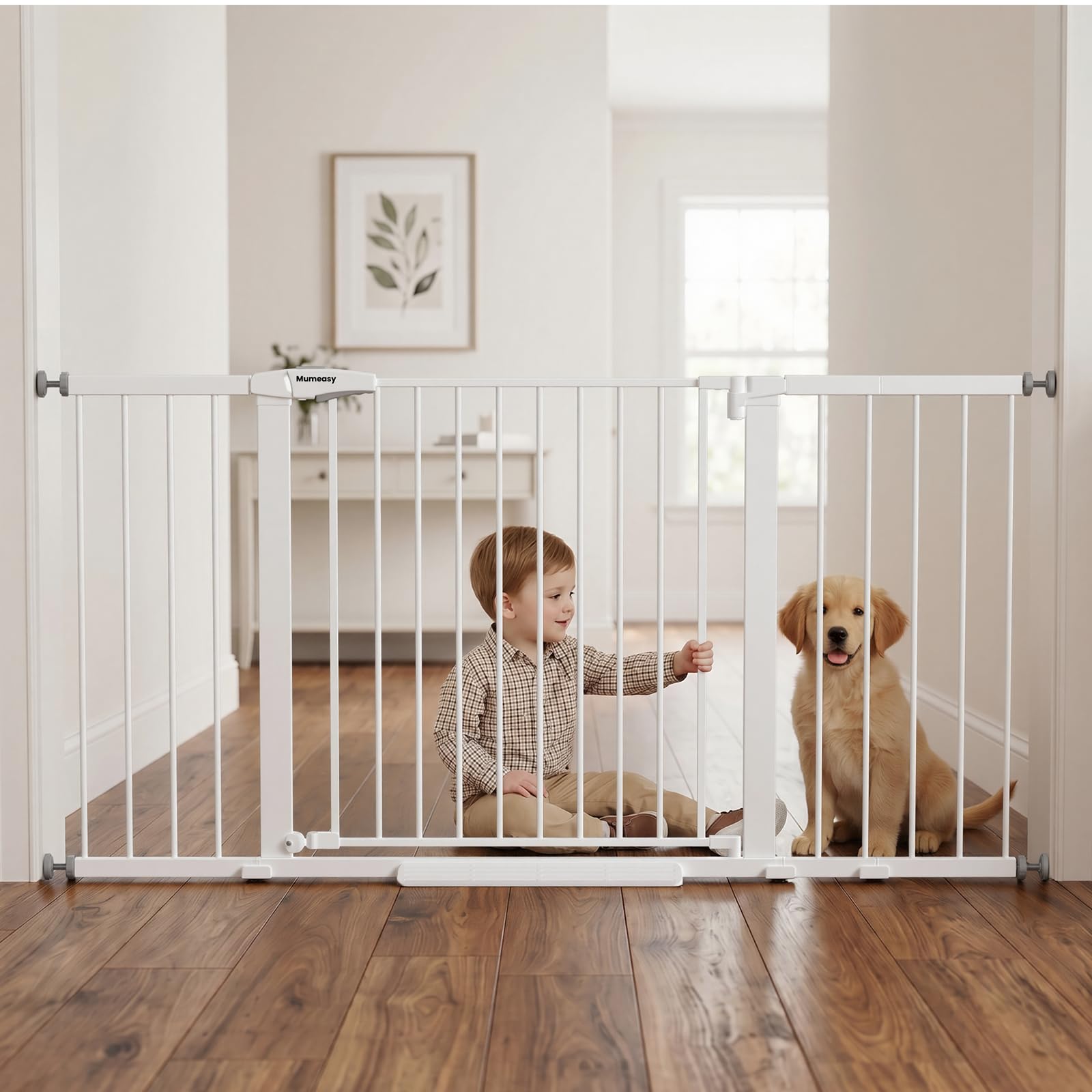 Mumeasy 29.7-57" Extra Wide Baby Gate