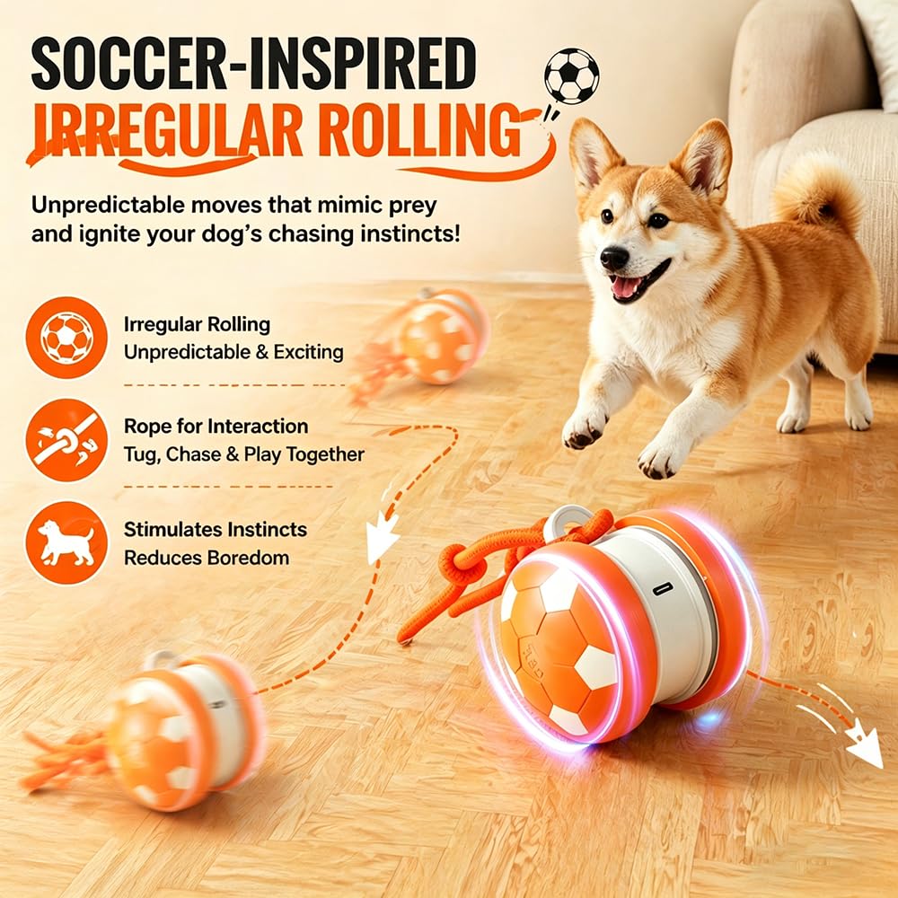 Interactive Automatic Dog Ball Toy