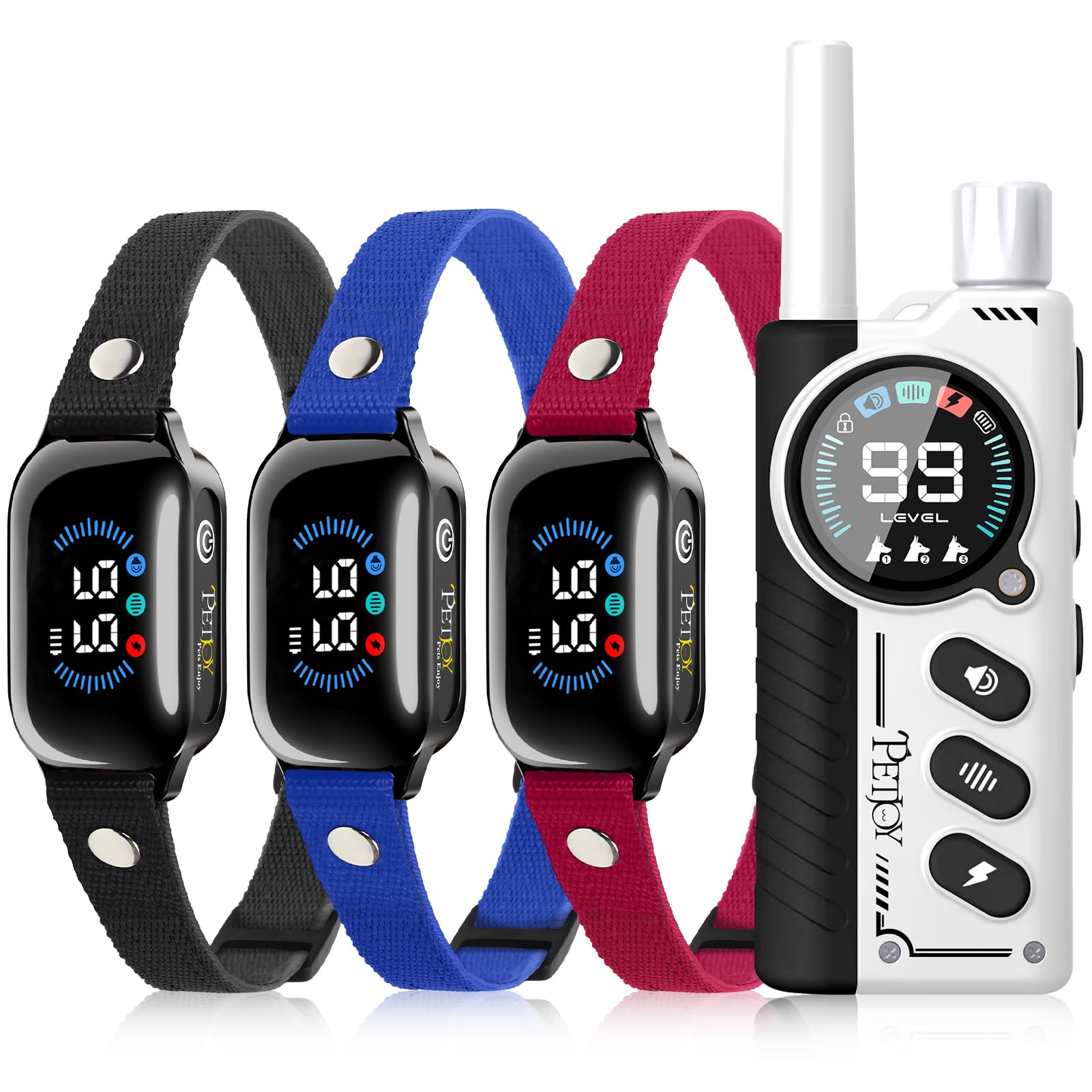 Remote Dog Training Collar for 3 Dogs