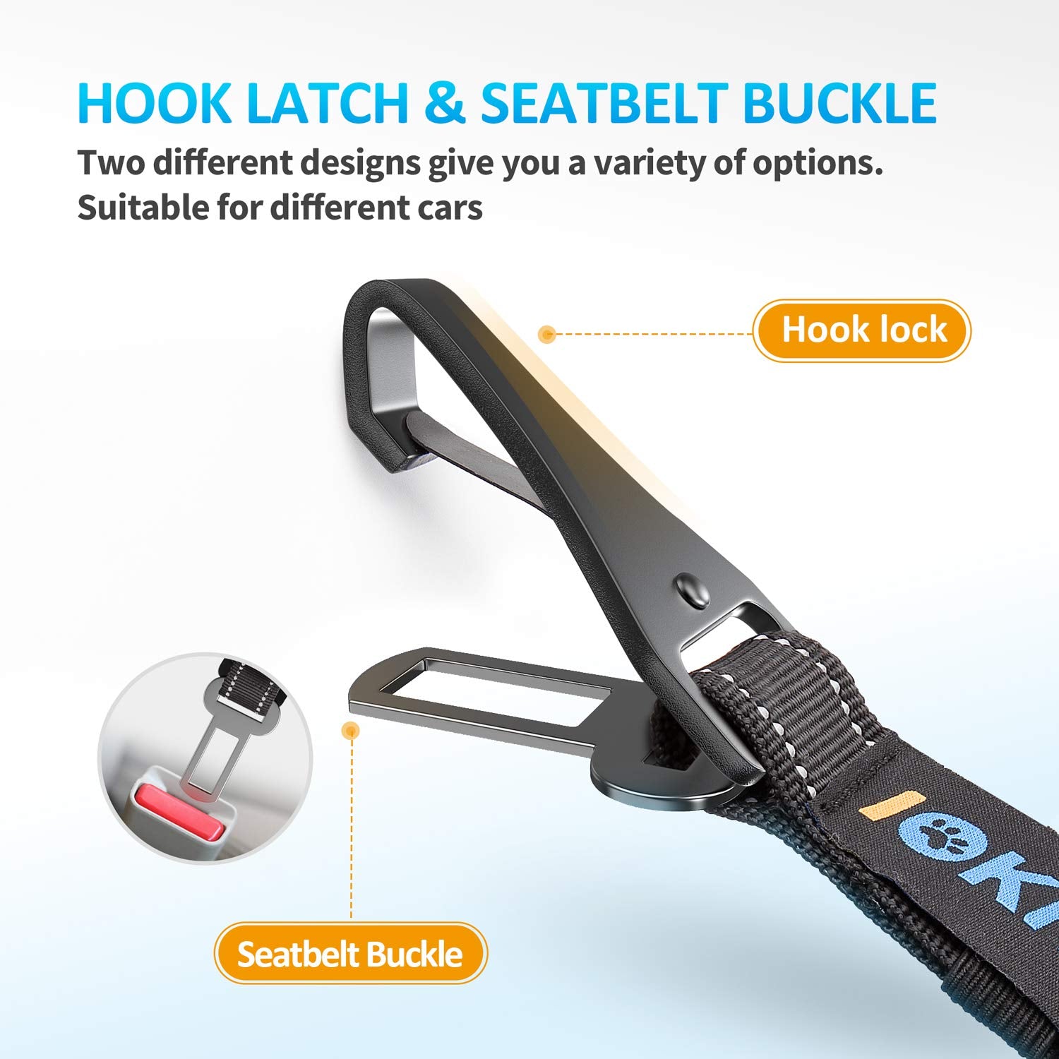 3-in-1 Dog Car Harness Seat Belt