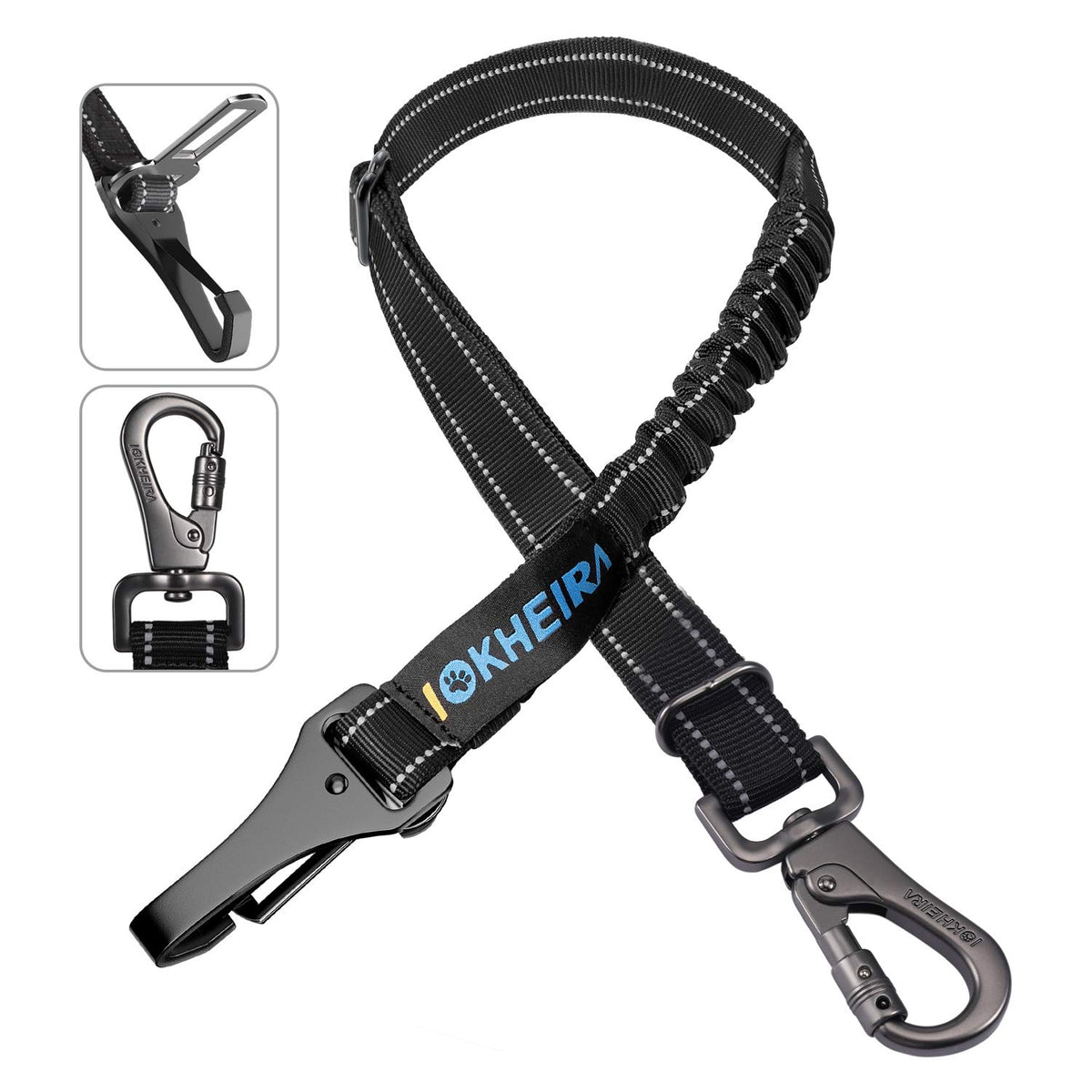 3-in-1 Dog Car Harness Seat Belt