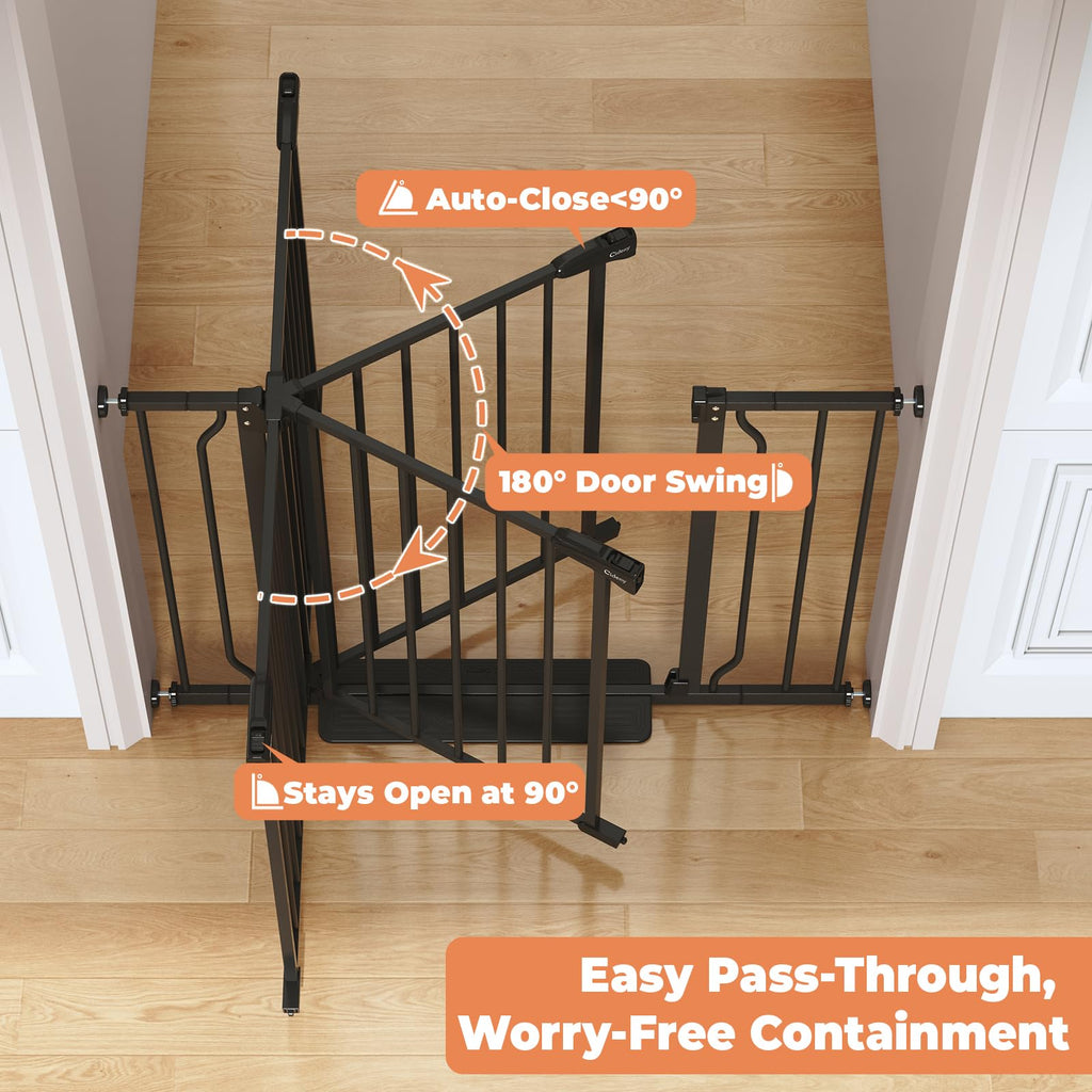 Auto-Close Pressure Mounted Pet Gate