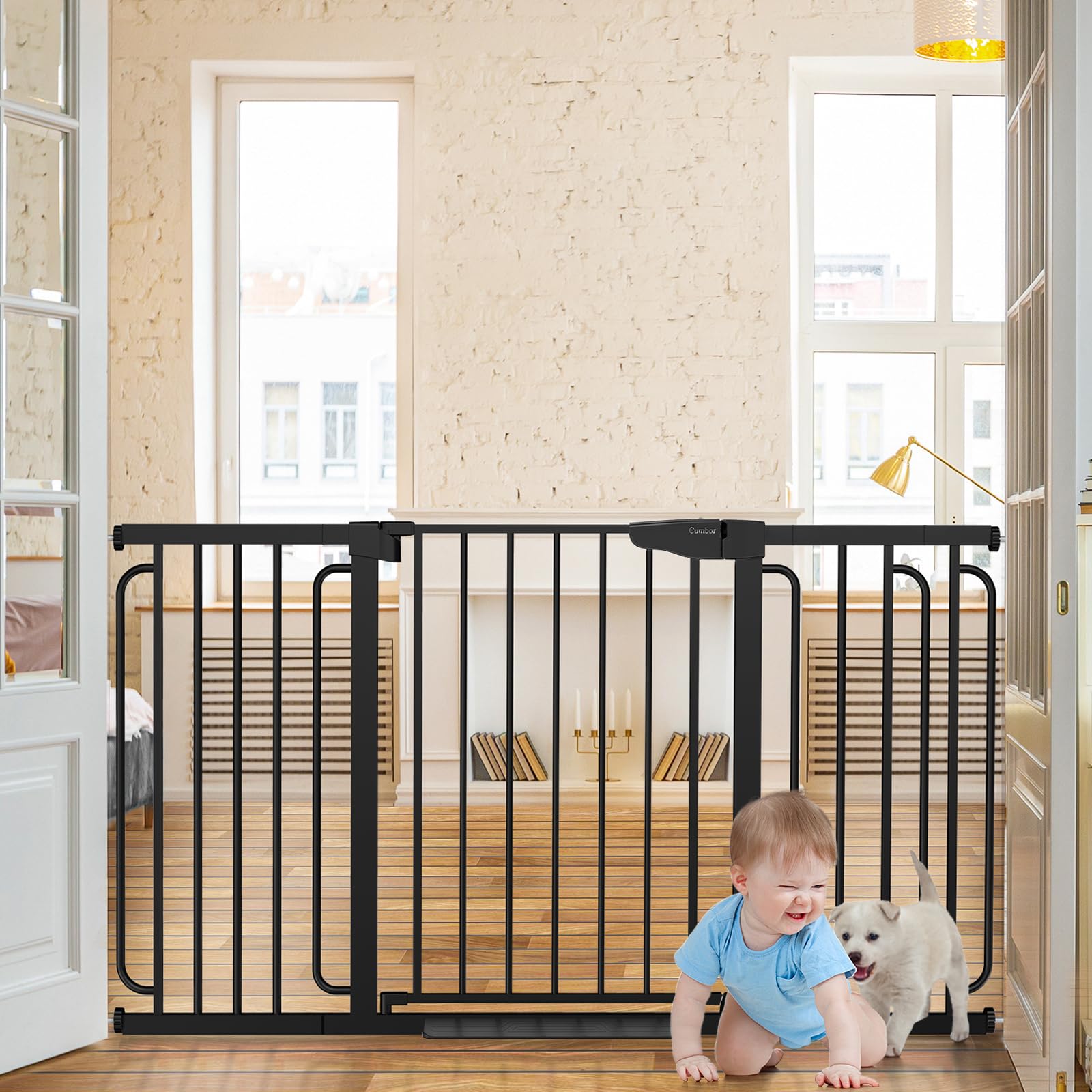 Auto-Close Pressure Mounted Pet Gate