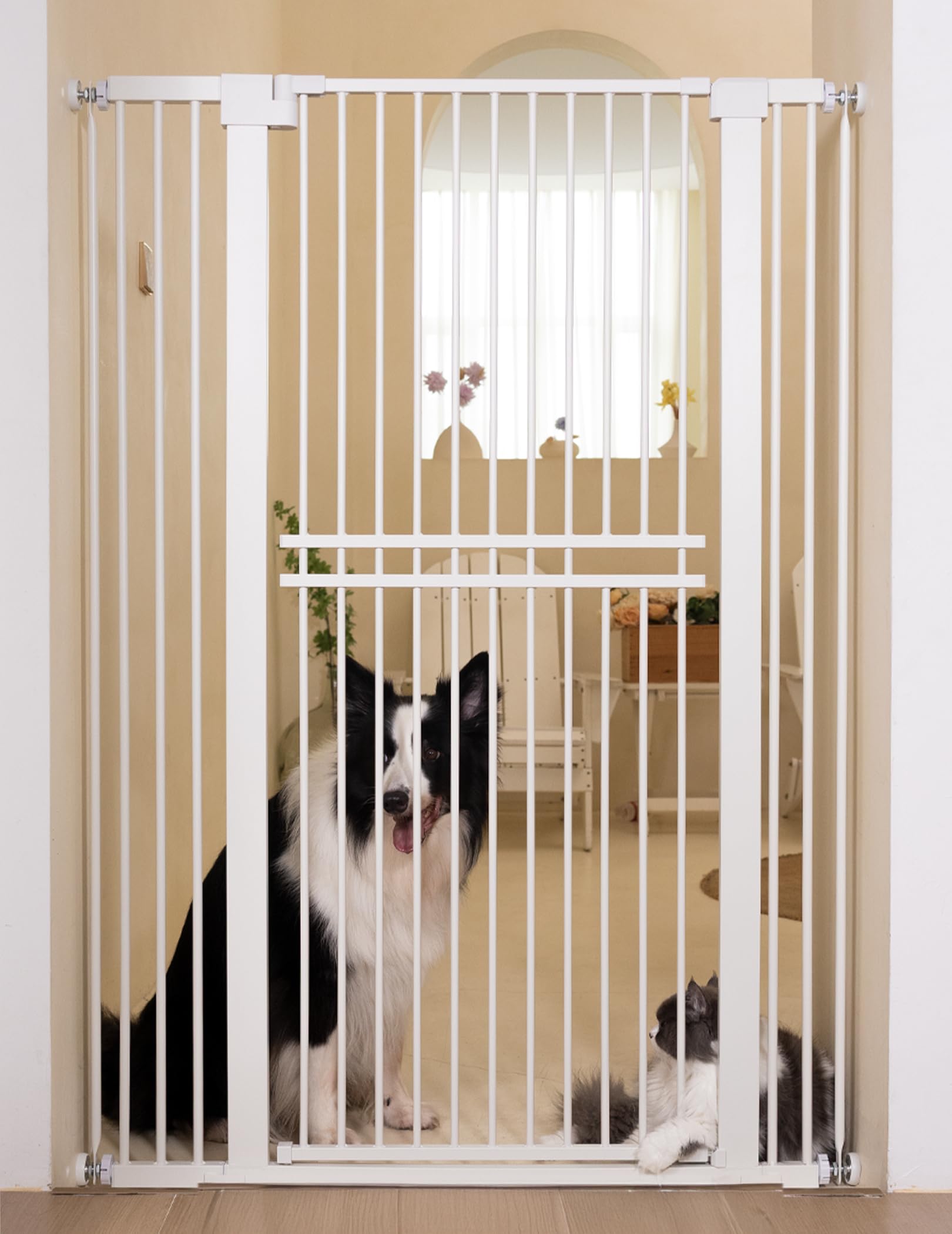 Extra Tall Auto-Close Cat Safety Gate