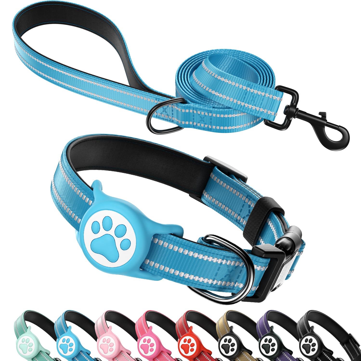 AirTag Dog Collar with Holder