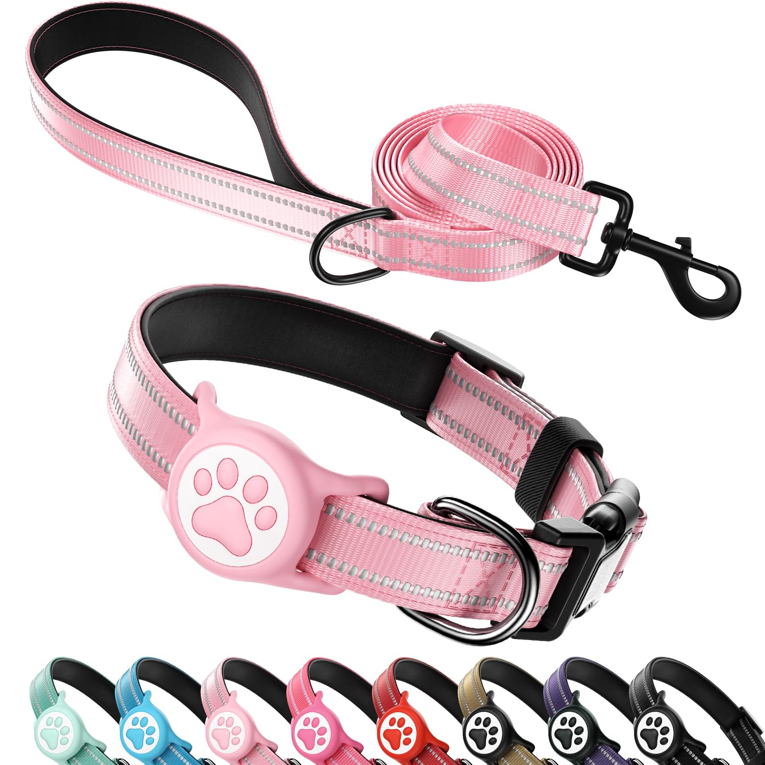 AirTag Dog Collar with Holder