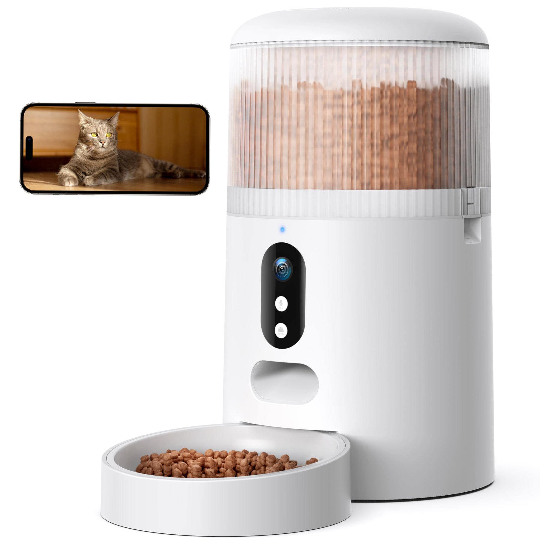 Faroro Automatic Cat Feeder with Camera