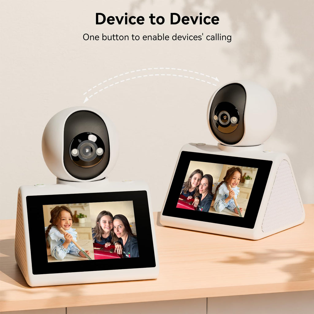Home Security Pet Camera with Screen
