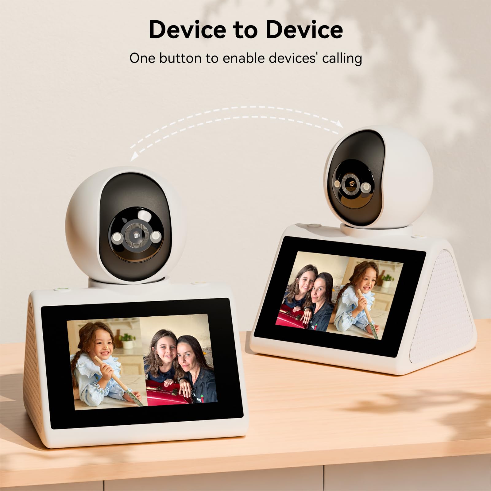 Home Security Pet Camera with Screen