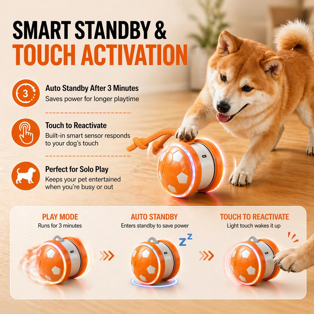Interactive Automatic Dog Ball Toy