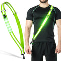 Rechargeable Reflective Safety Sash for Night Walking