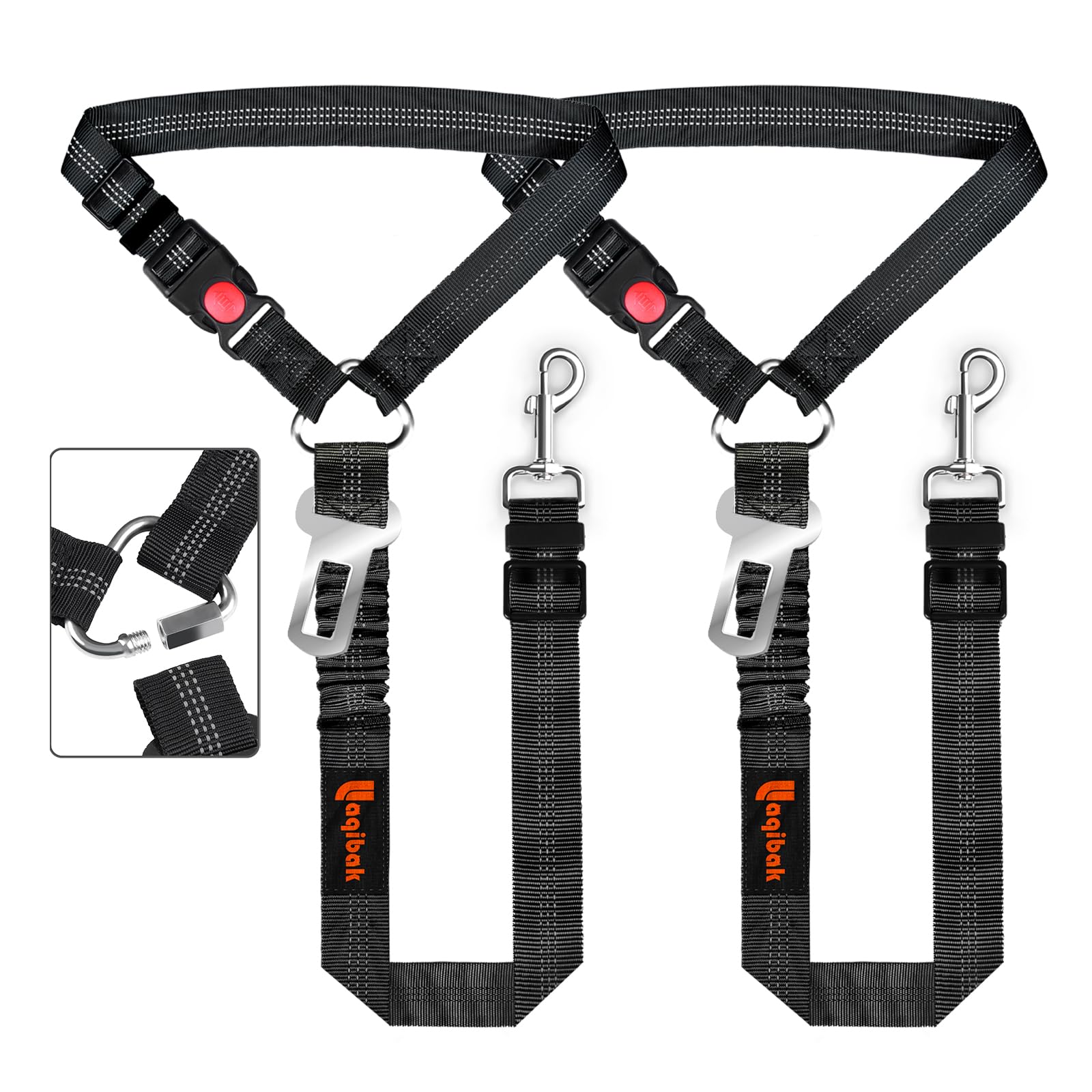 3-in-1 Dog Car Seat Belt Harness