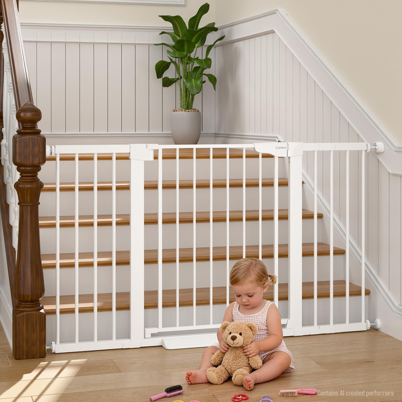 Auto-Close Pressure Mounted Pet Gate