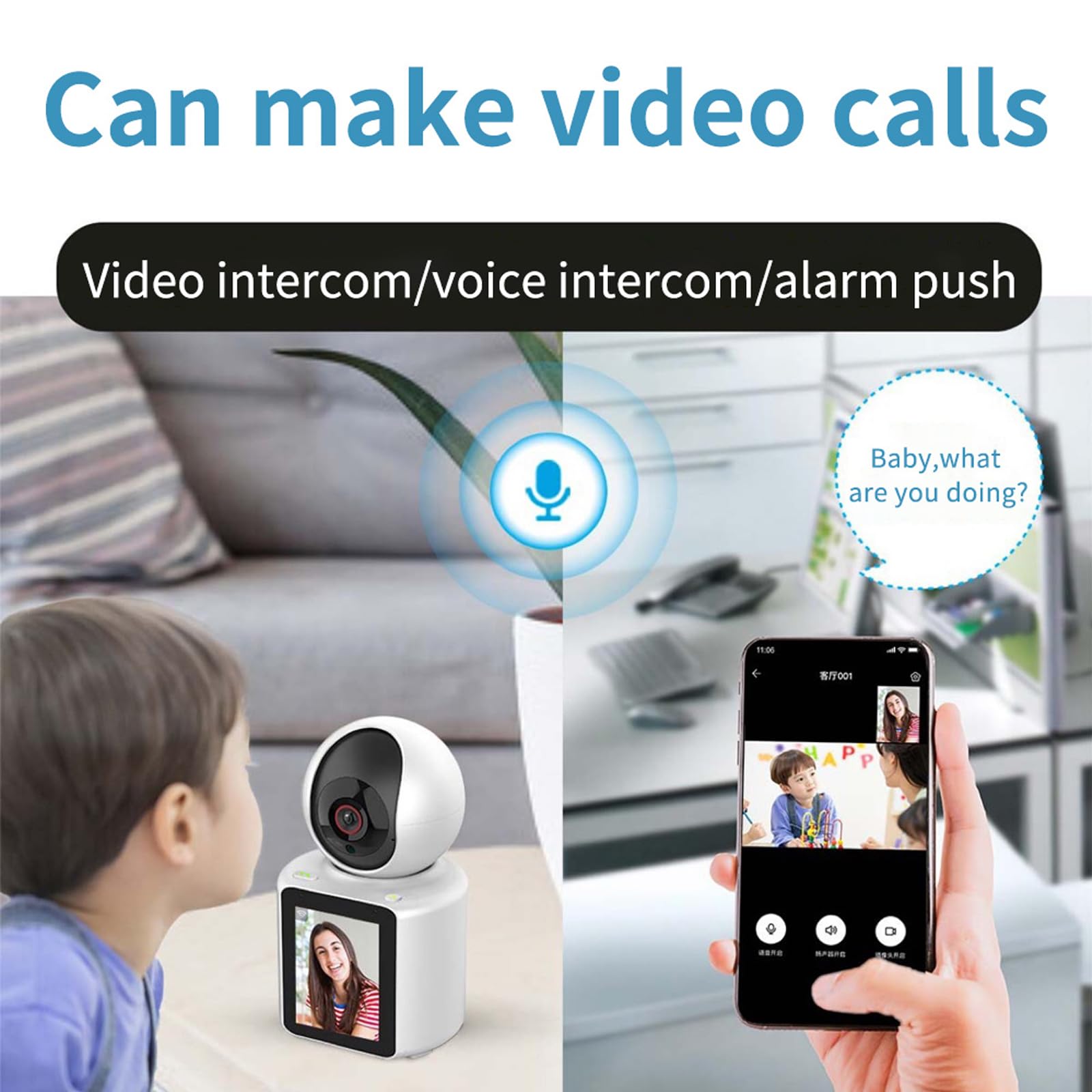 1080P Two-Way Video Security Camera