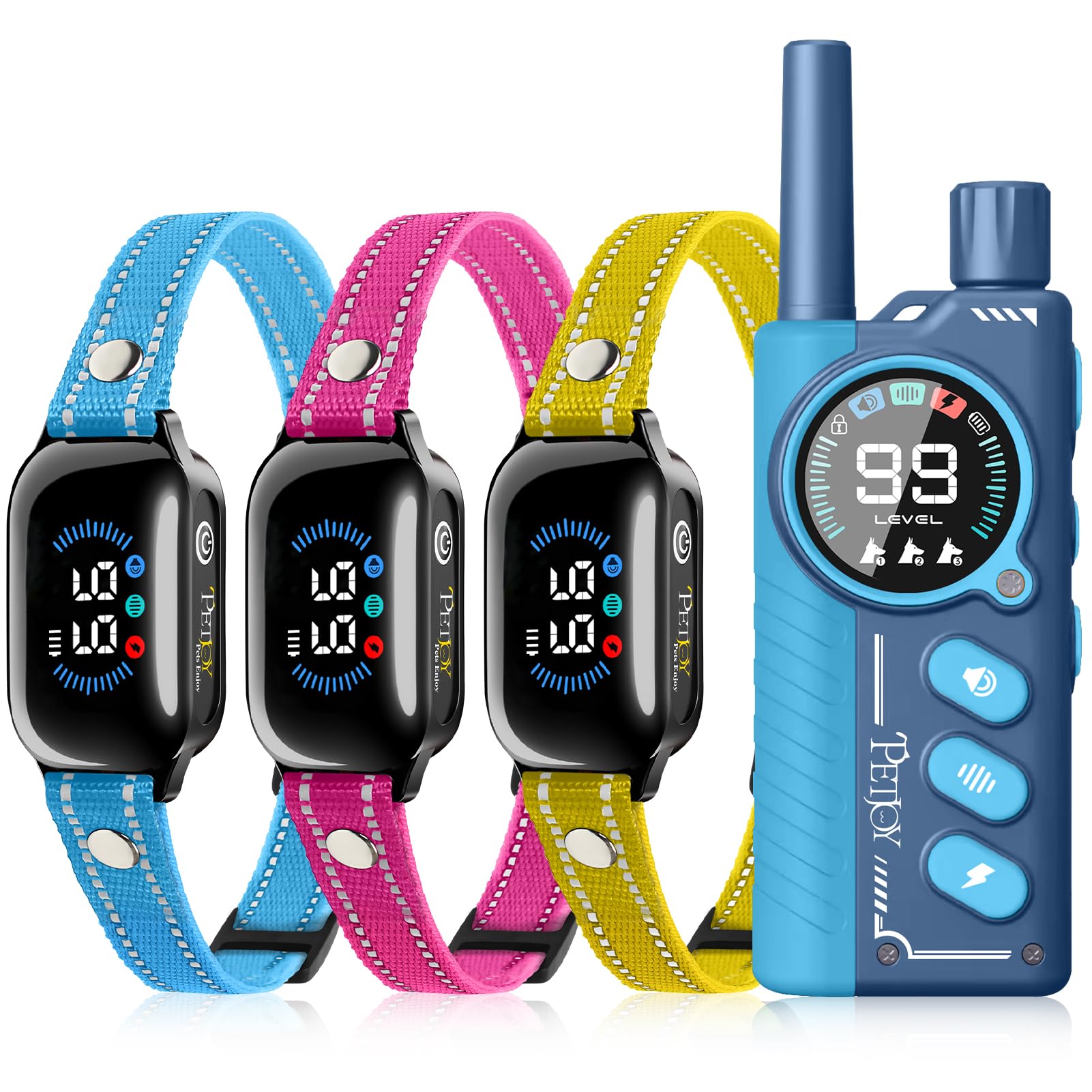 Remote Dog Training Collar for 3 Dogs