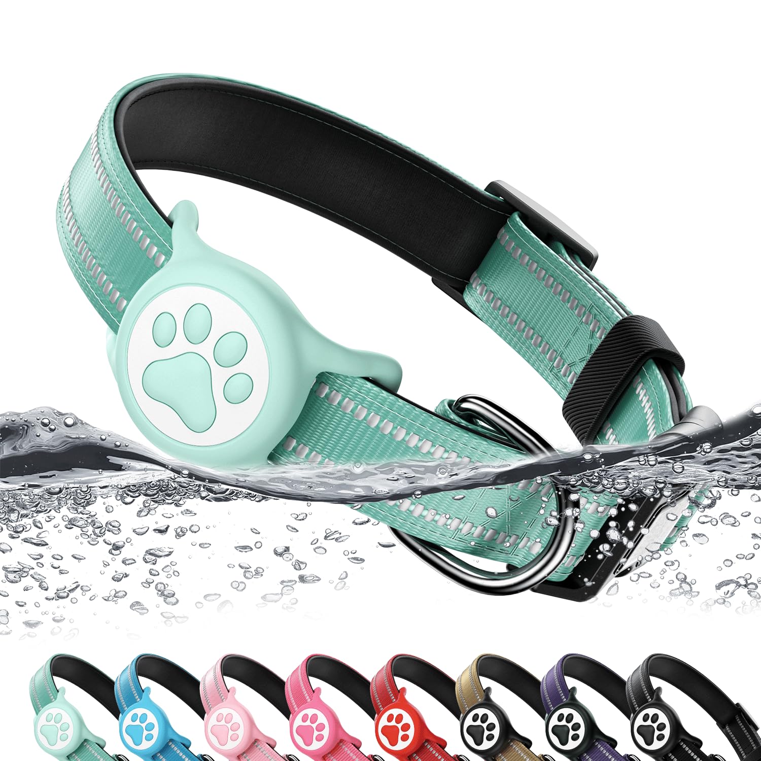 AirTag Dog Collar with Holder