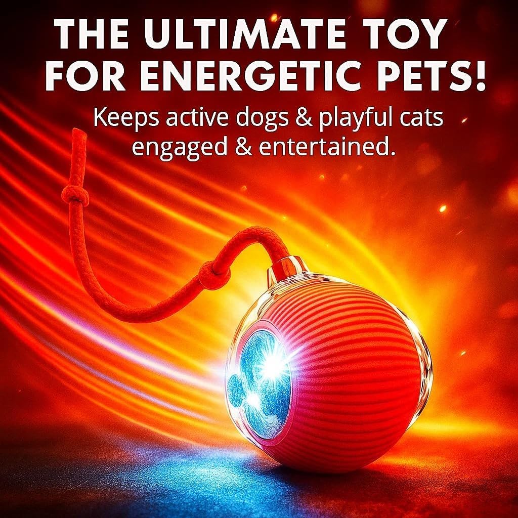 Interactive Automatic Rolling Cat Toy