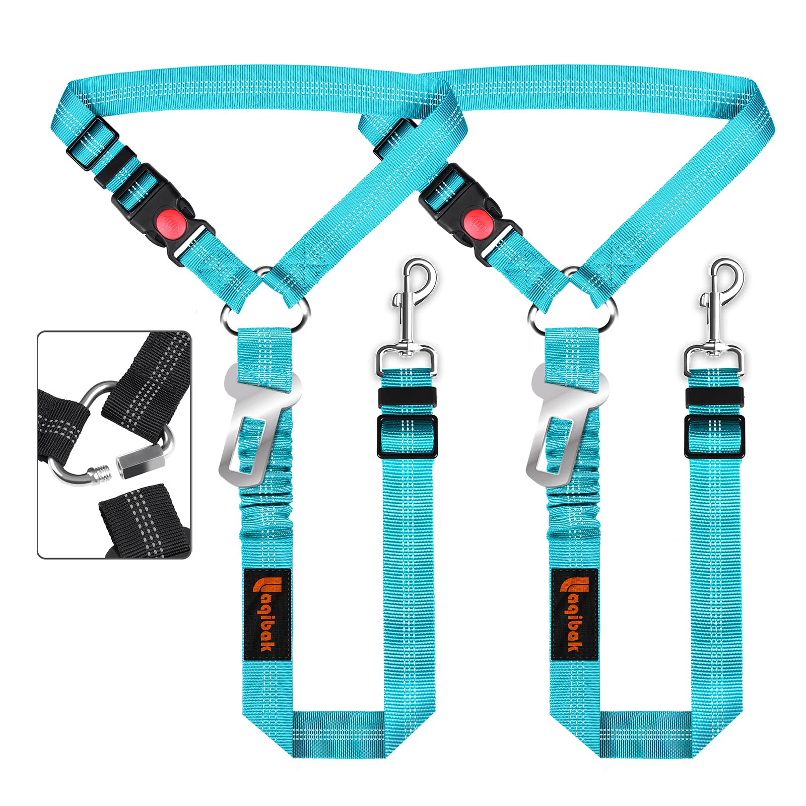 3-in-1 Dog Car Seat Belt Harness