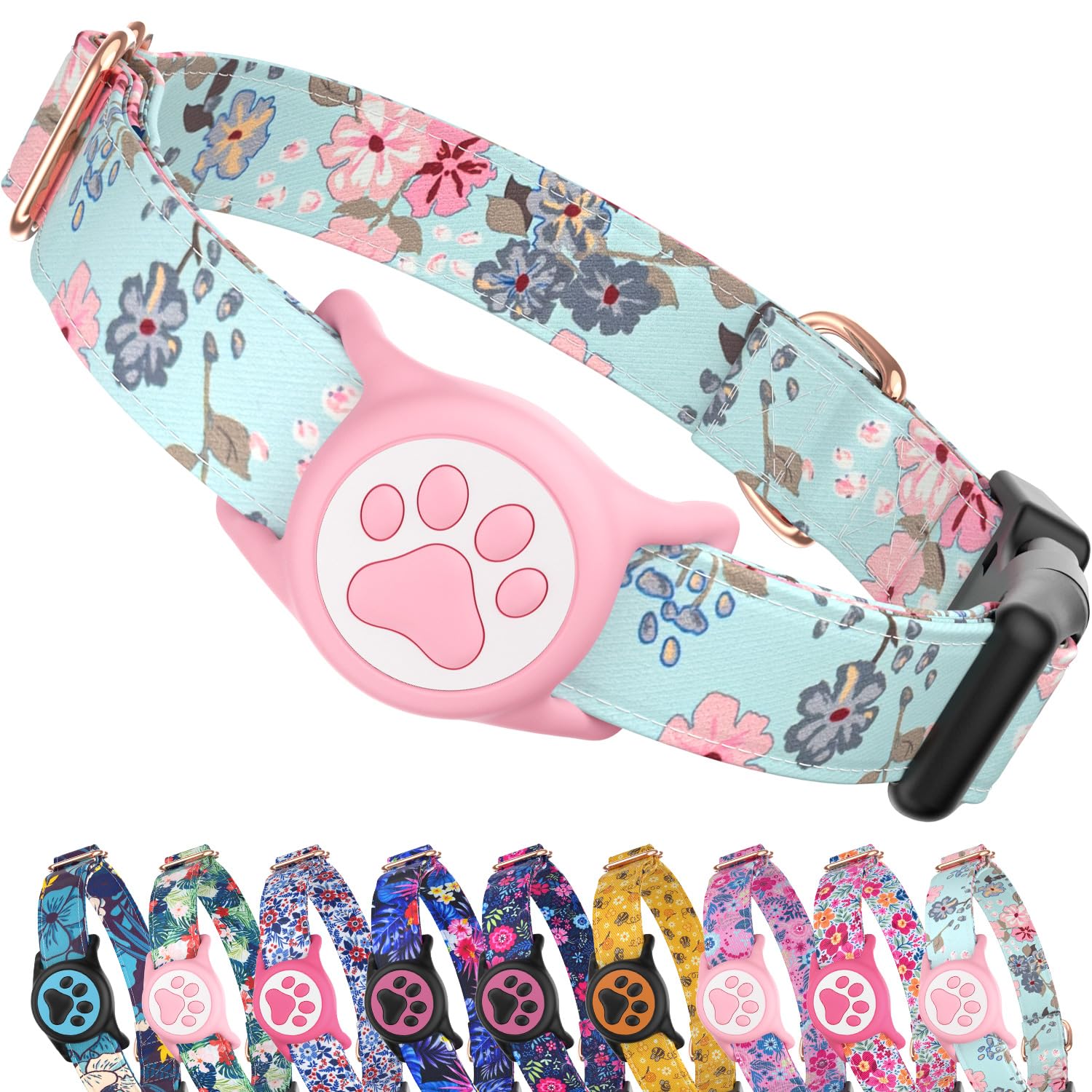 AirTag Dog Collar with Holder
