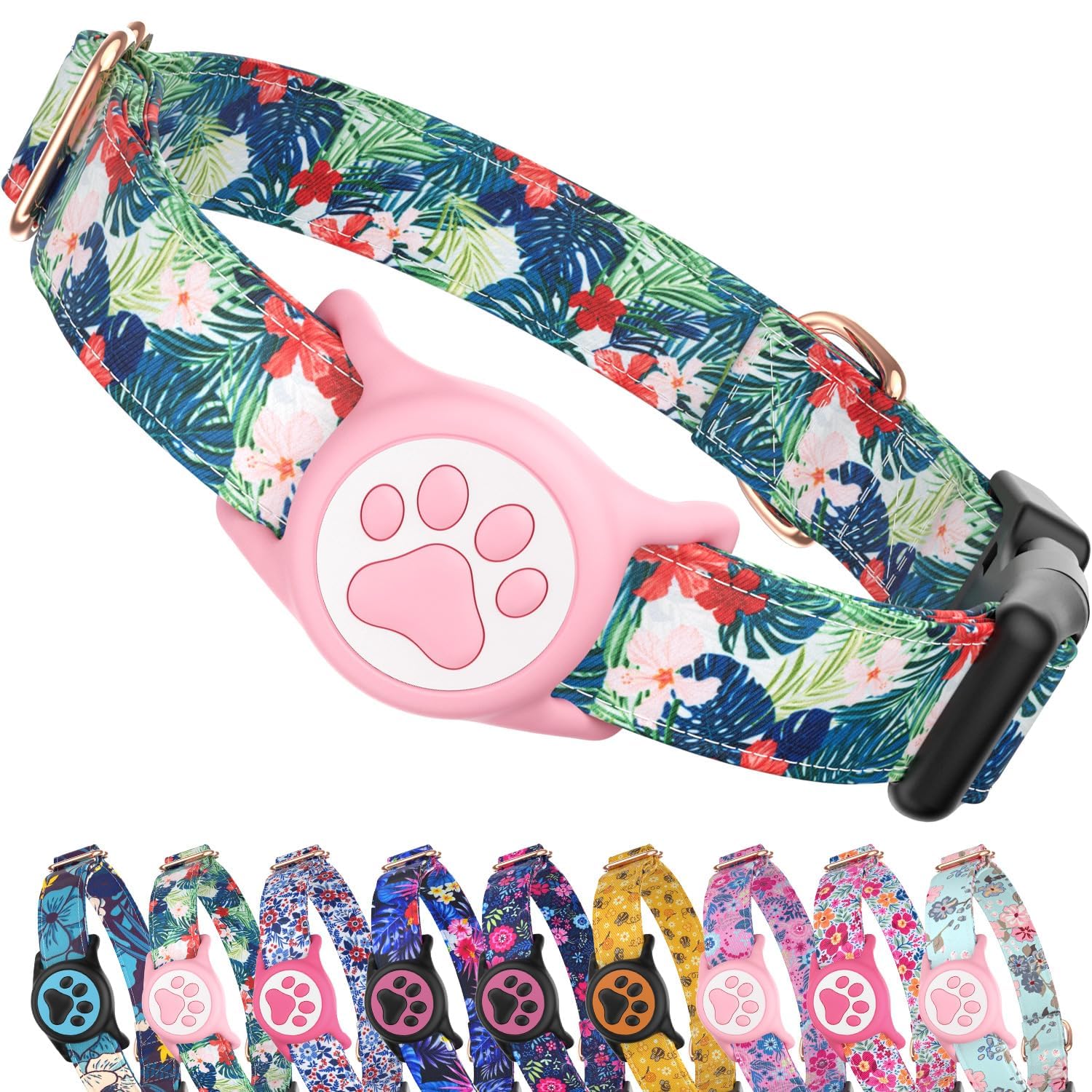 AirTag Dog Collar with Holder