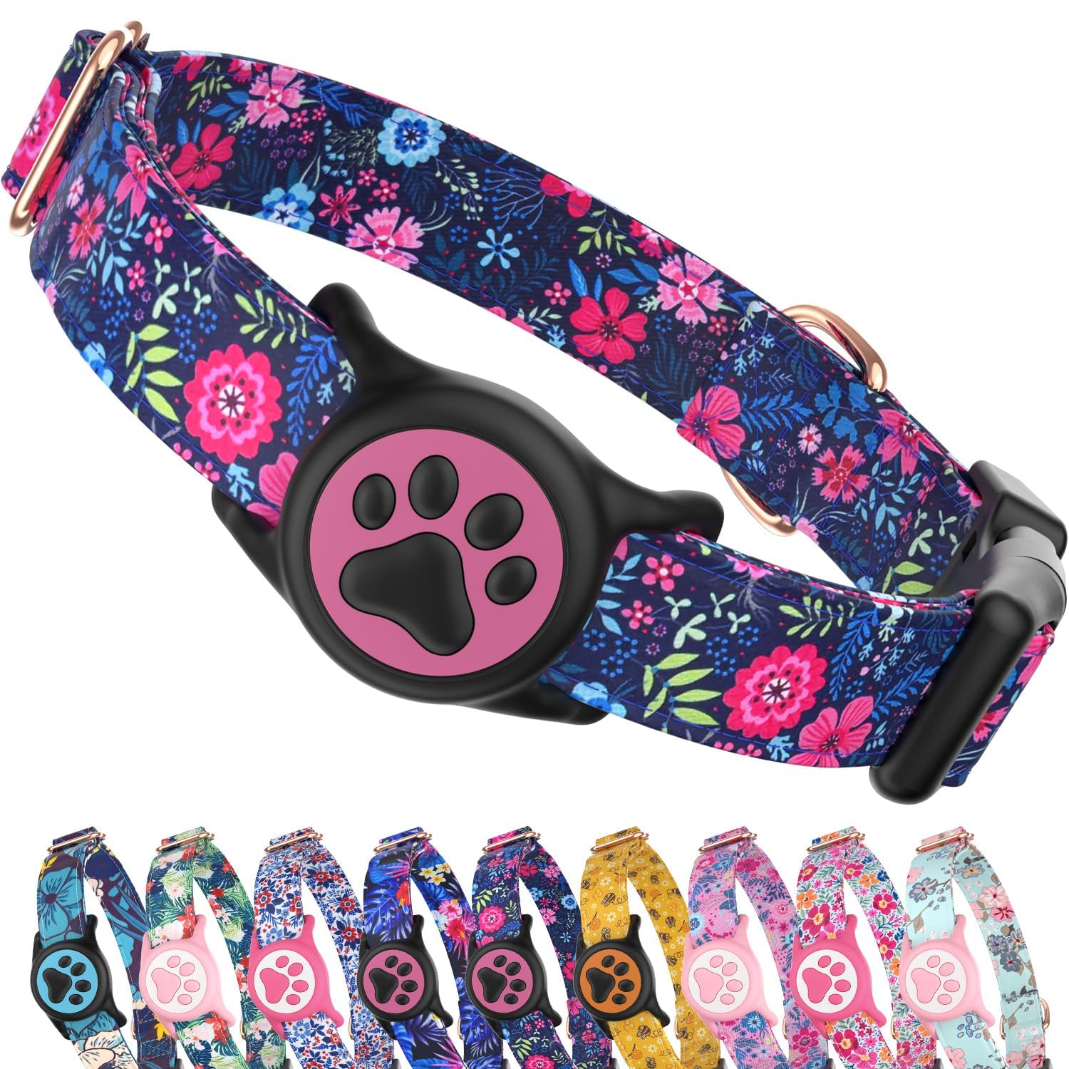 AirTag Dog Collar with Holder
