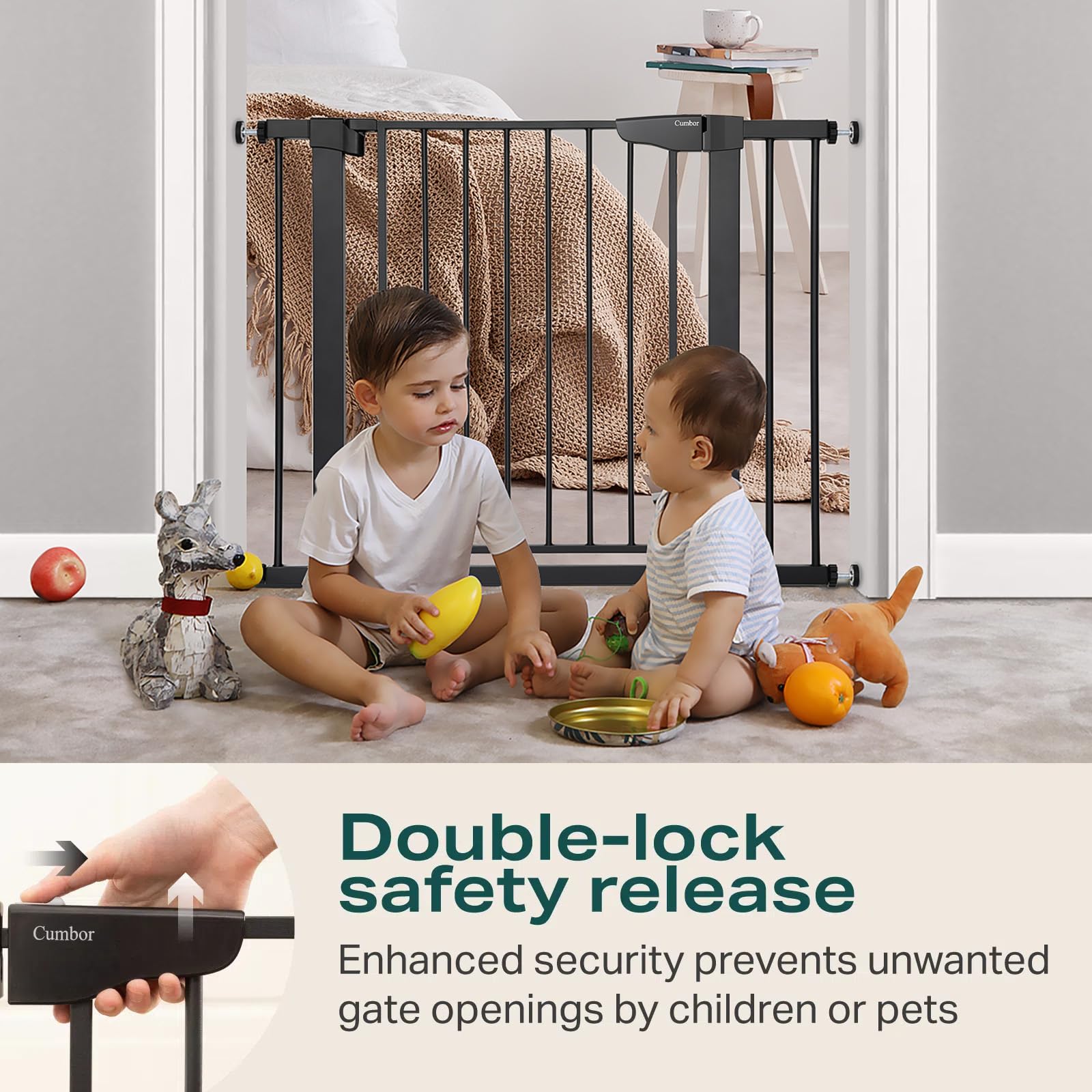 Pressure Mounted Pet Safety Gate