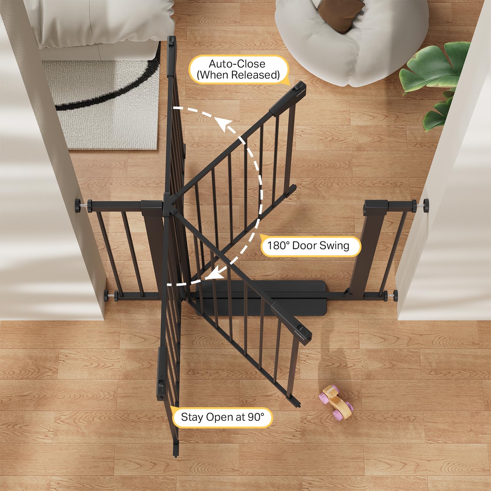 Pressure Mounted Pet Safety Gate