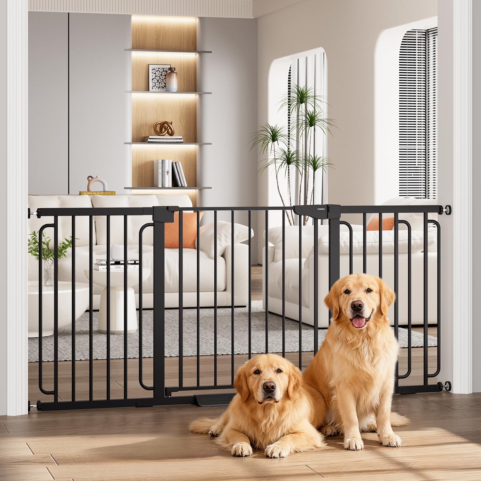 Auto-Close Pressure Mounted Pet Gate