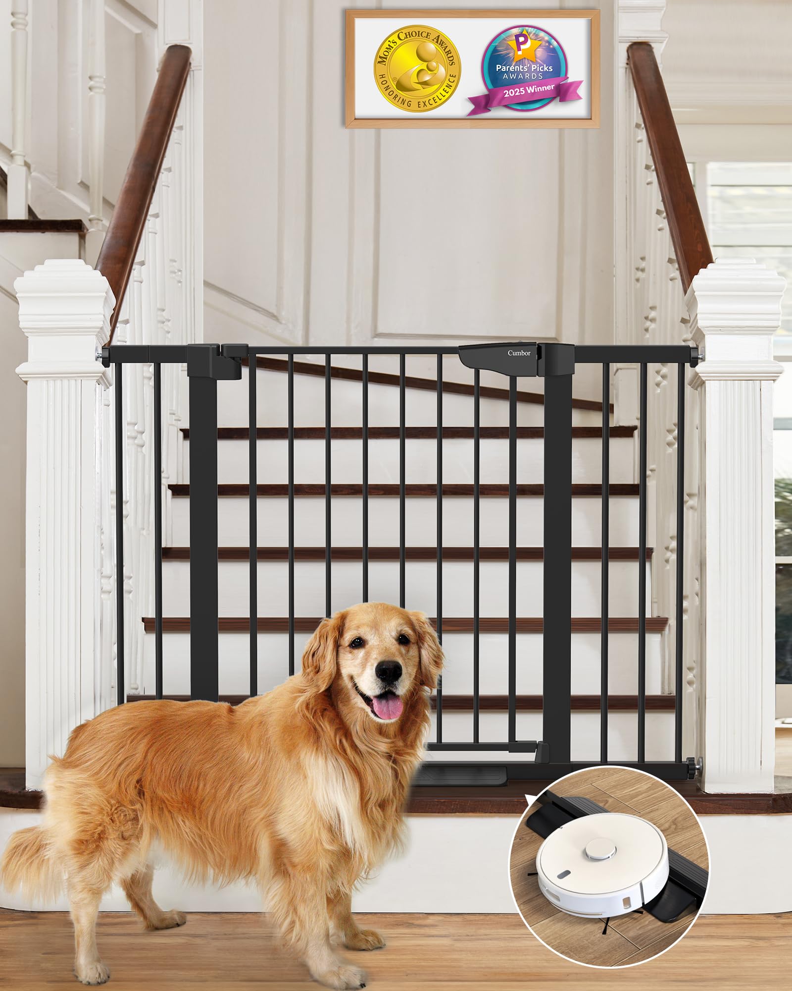 Auto-Close Pressure Mounted Pet Gate
