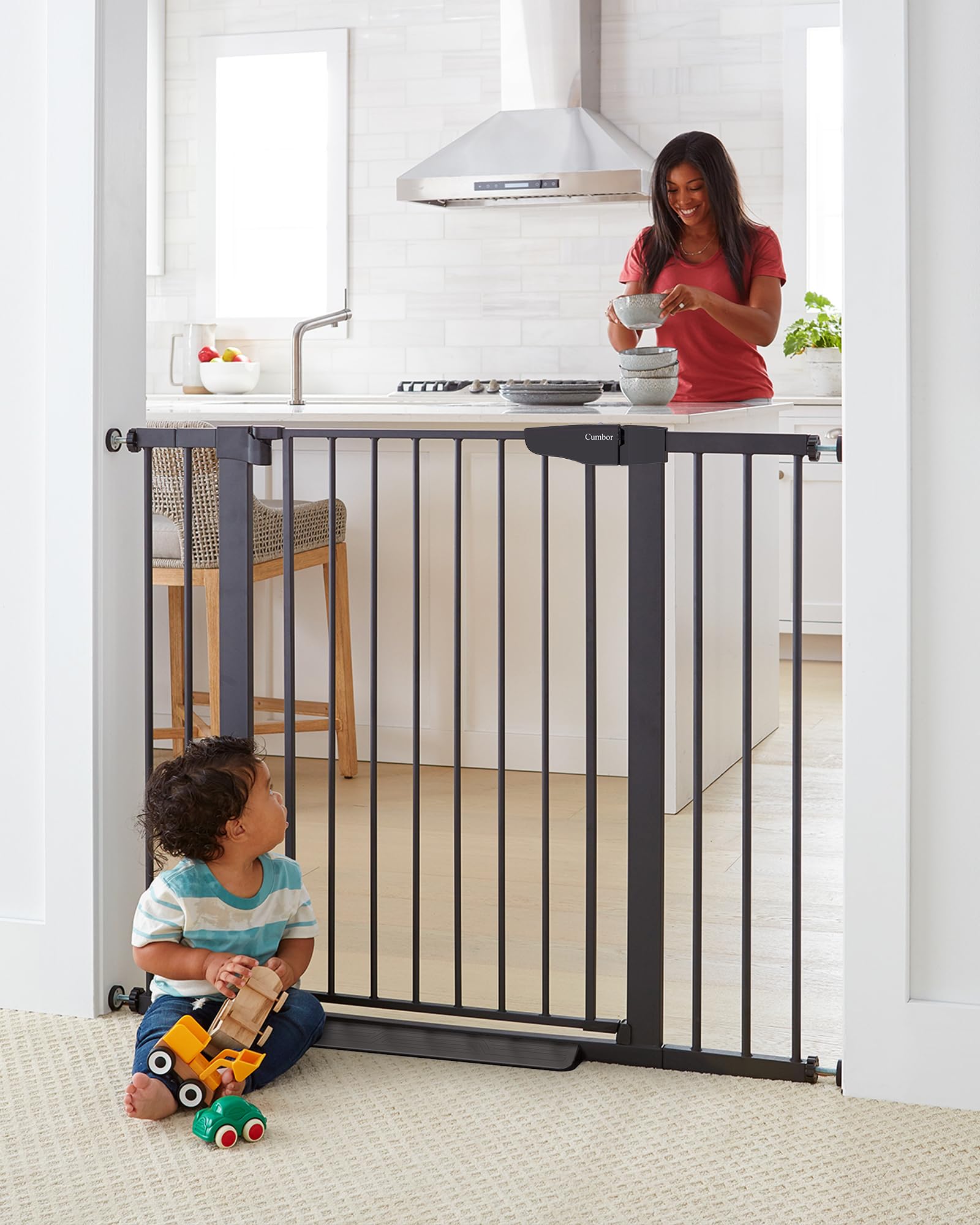 Auto-Close Pressure Mounted Pet Gate