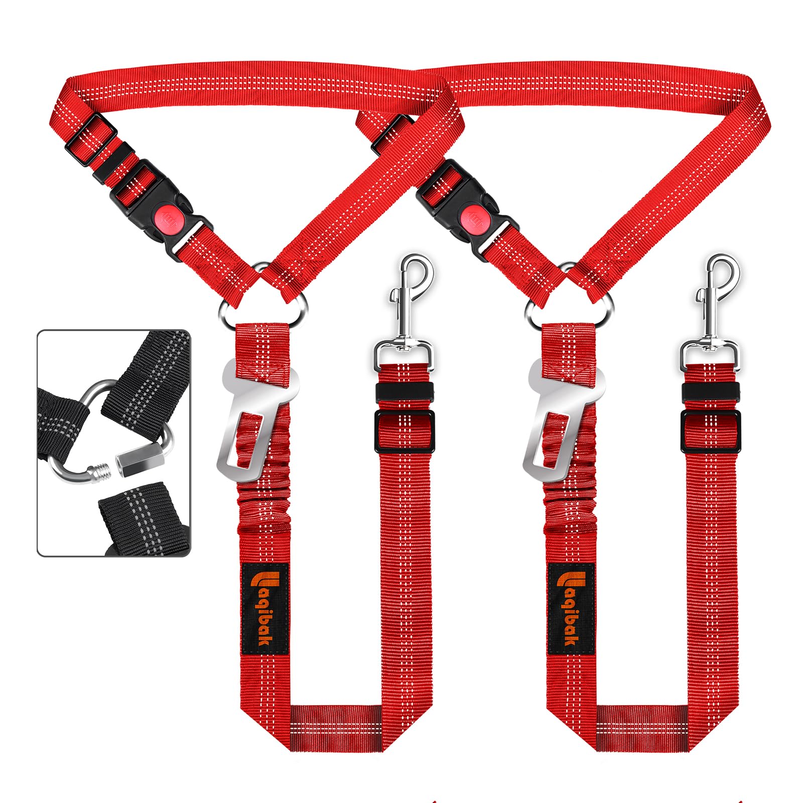 3-in-1 Dog Car Seat Belt Harness