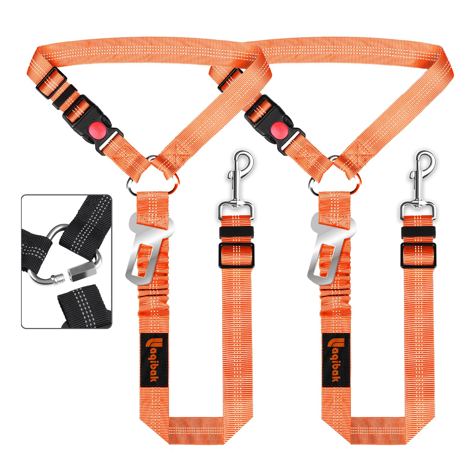 3-in-1 Dog Car Seat Belt Harness