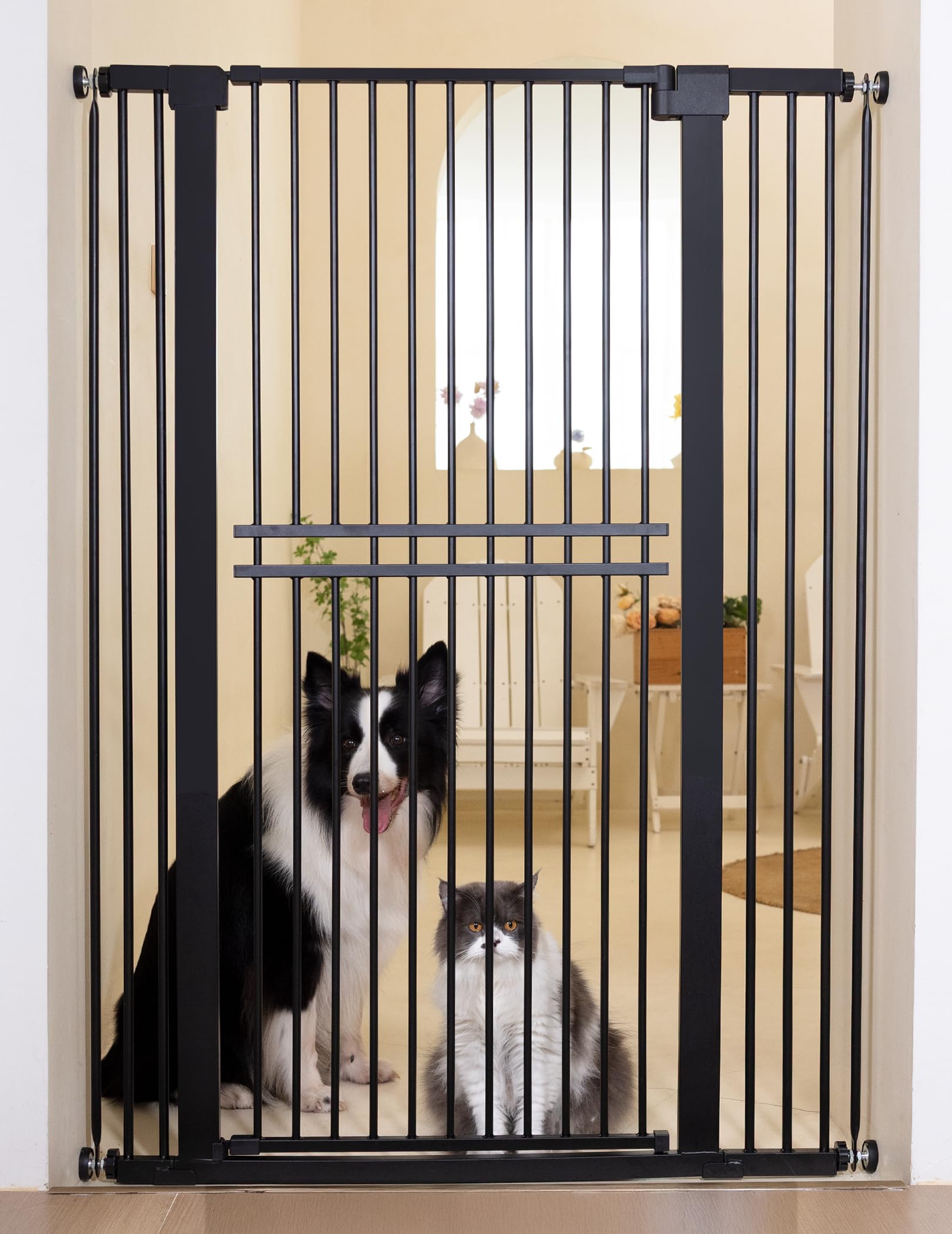 Extra Tall Auto-Close Cat Safety Gate