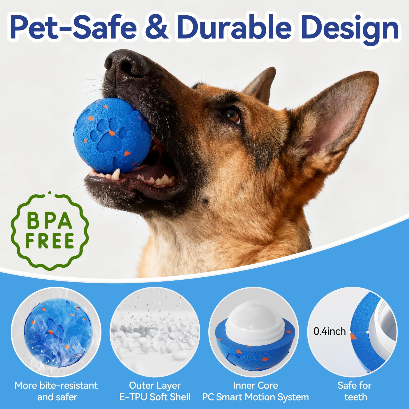 Interactive Automatic Dog Ball