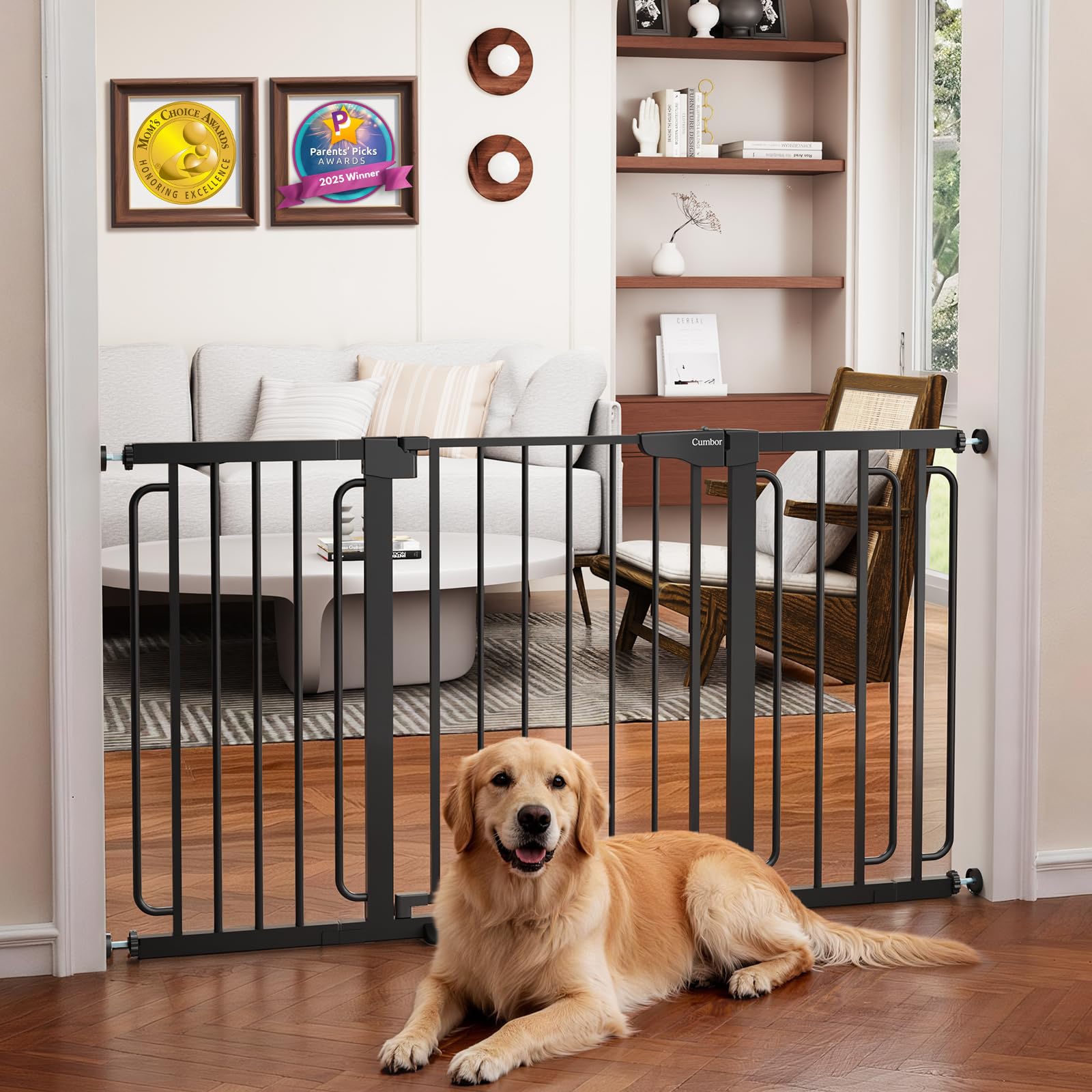 Auto-Close Pressure Mounted Pet Gate