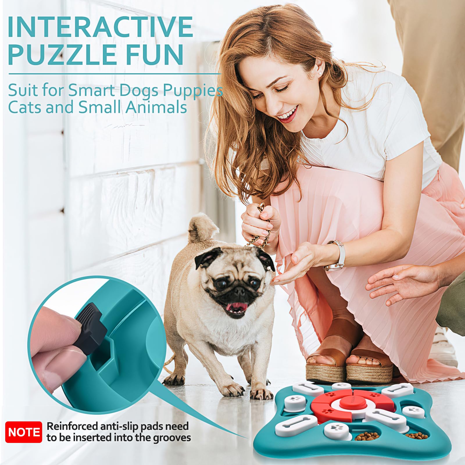 Interactive Treat Dispensing Pet Puzzle Toy
