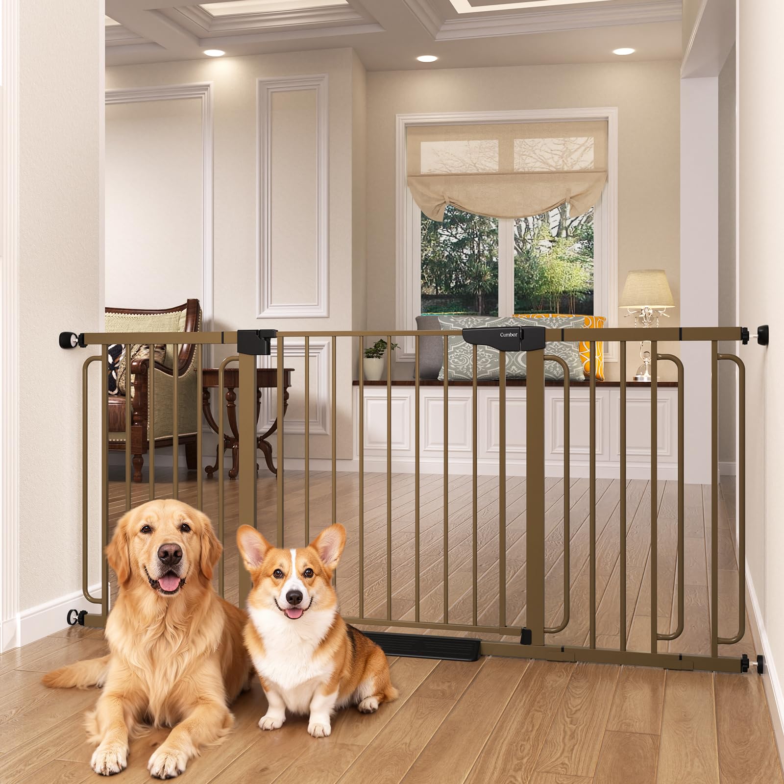 Auto-Close Pressure Mounted Pet Gate