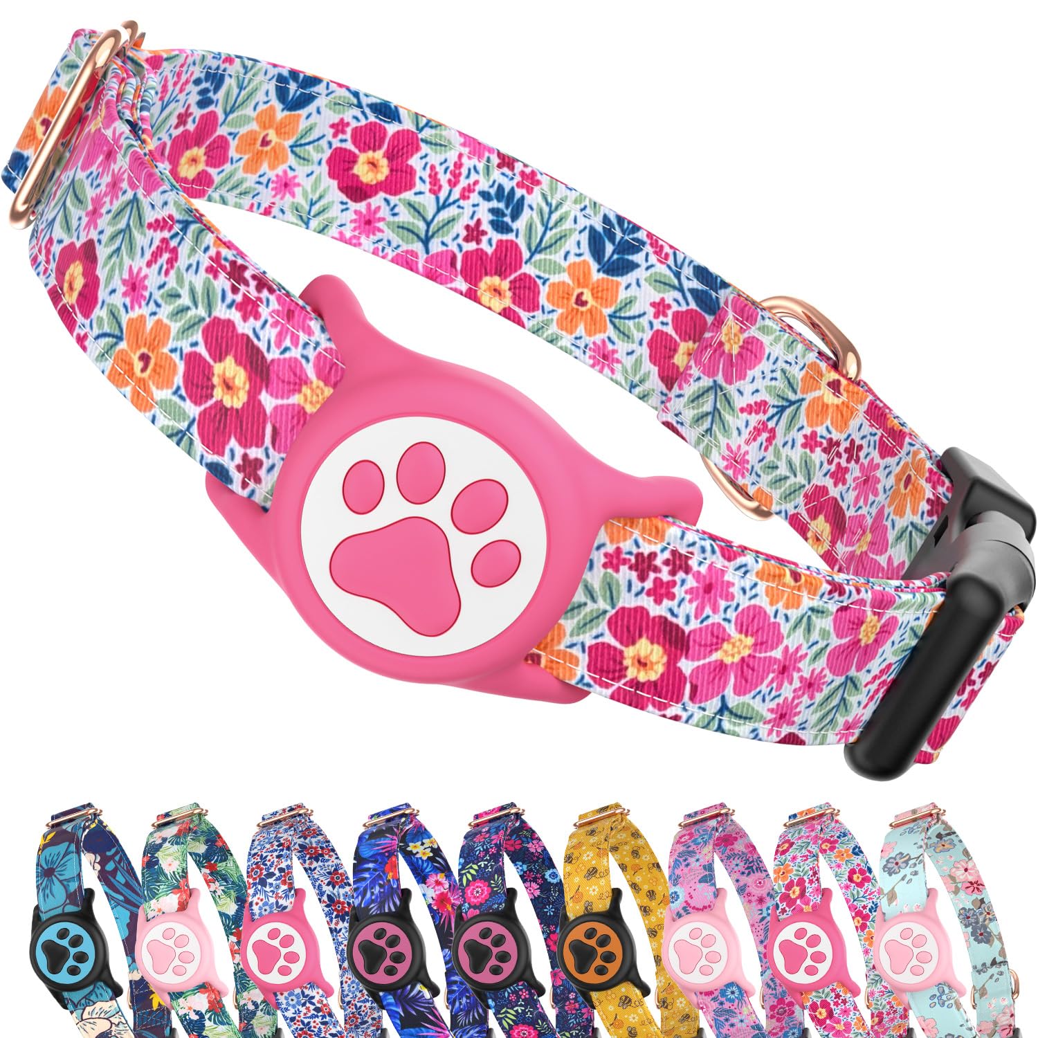 AirTag Dog Collar with Holder