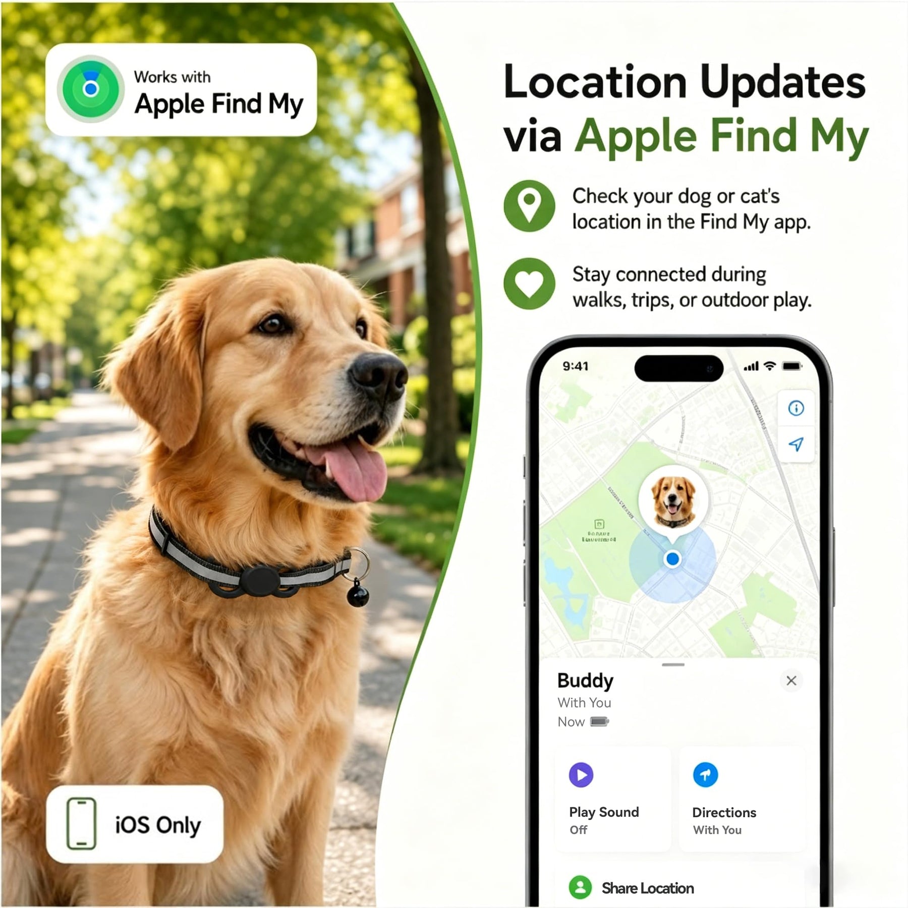 GPS Pet Tracker for Dogs