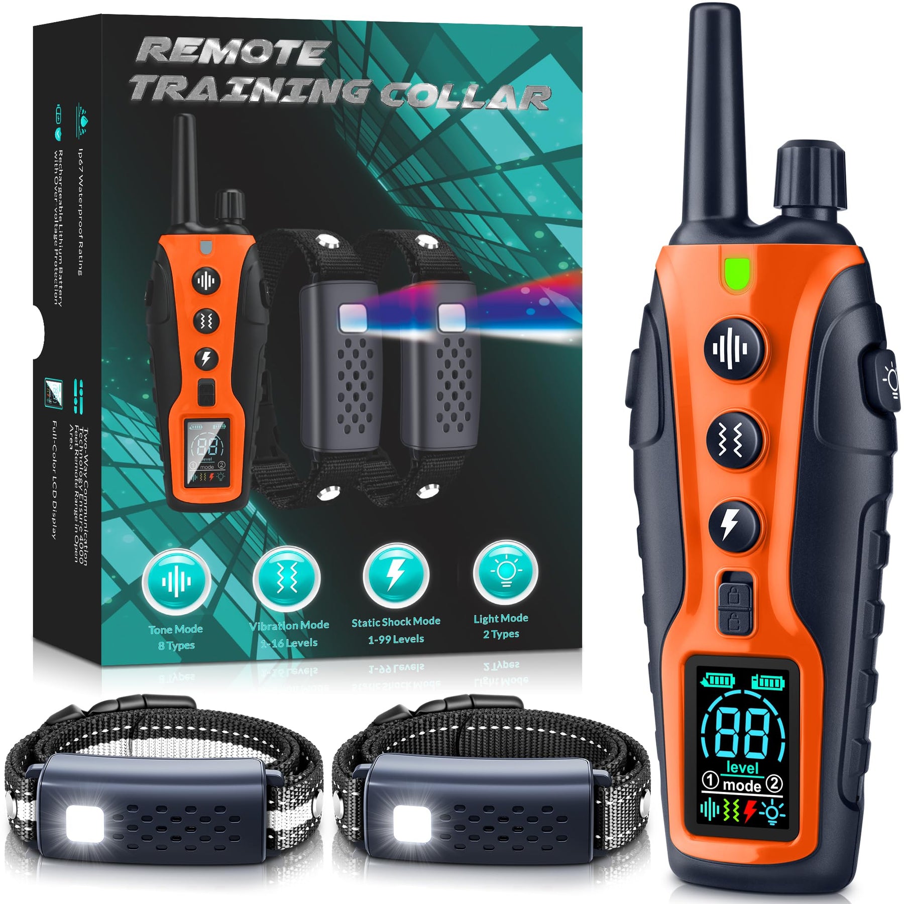 Remote Dog Training Collar 4500FT
