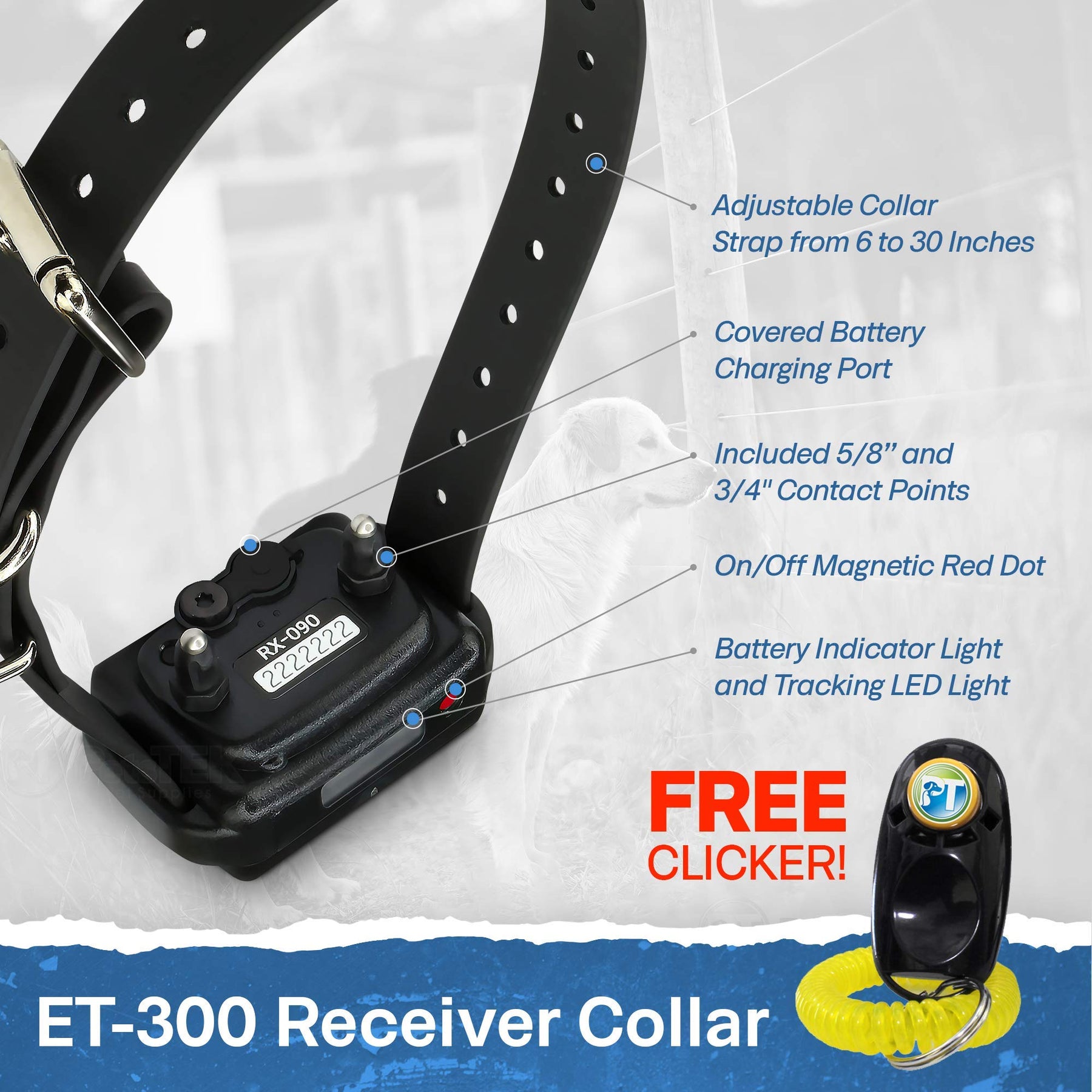 Remote Dog Training Collar 1/2 Mile Range