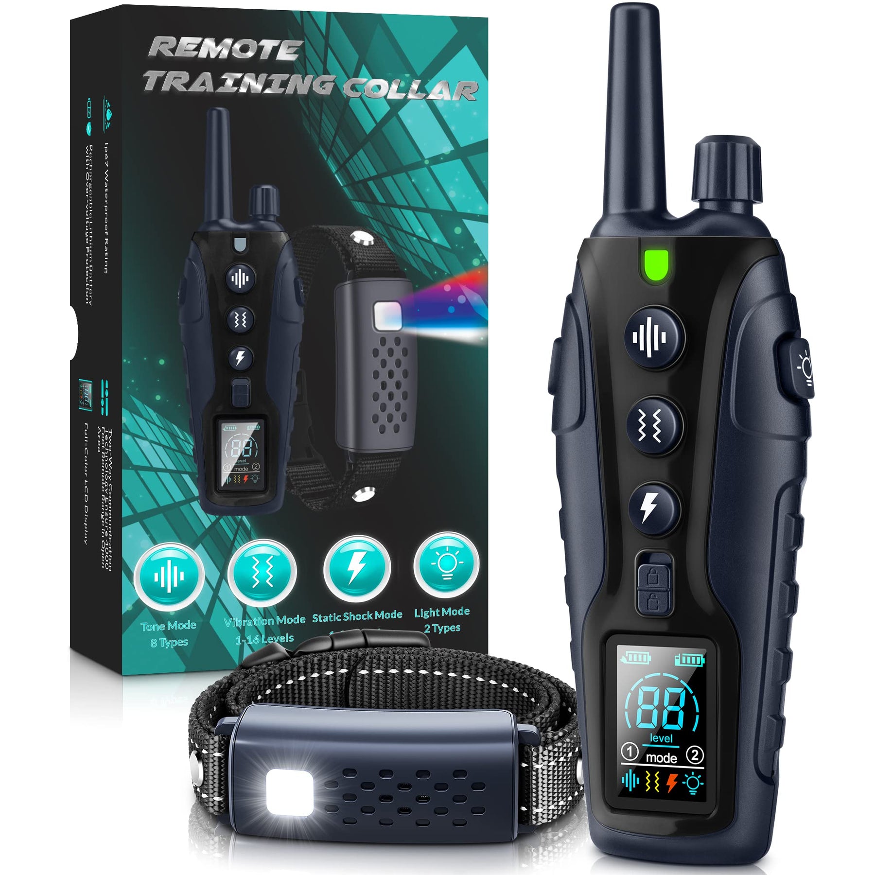 Remote Dog Training Collar 4500FT