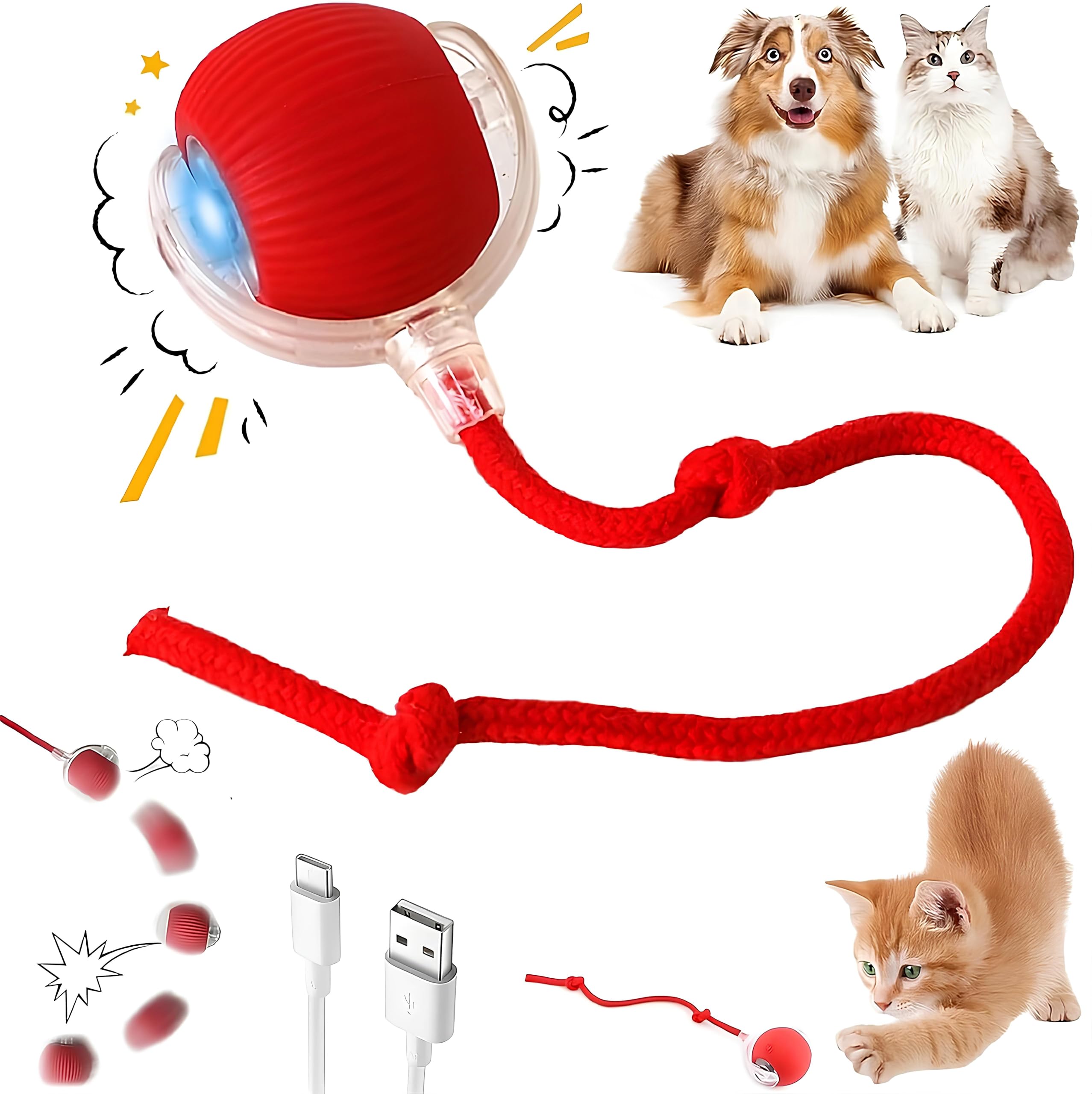 Interactive Automatic Rolling Cat Toy