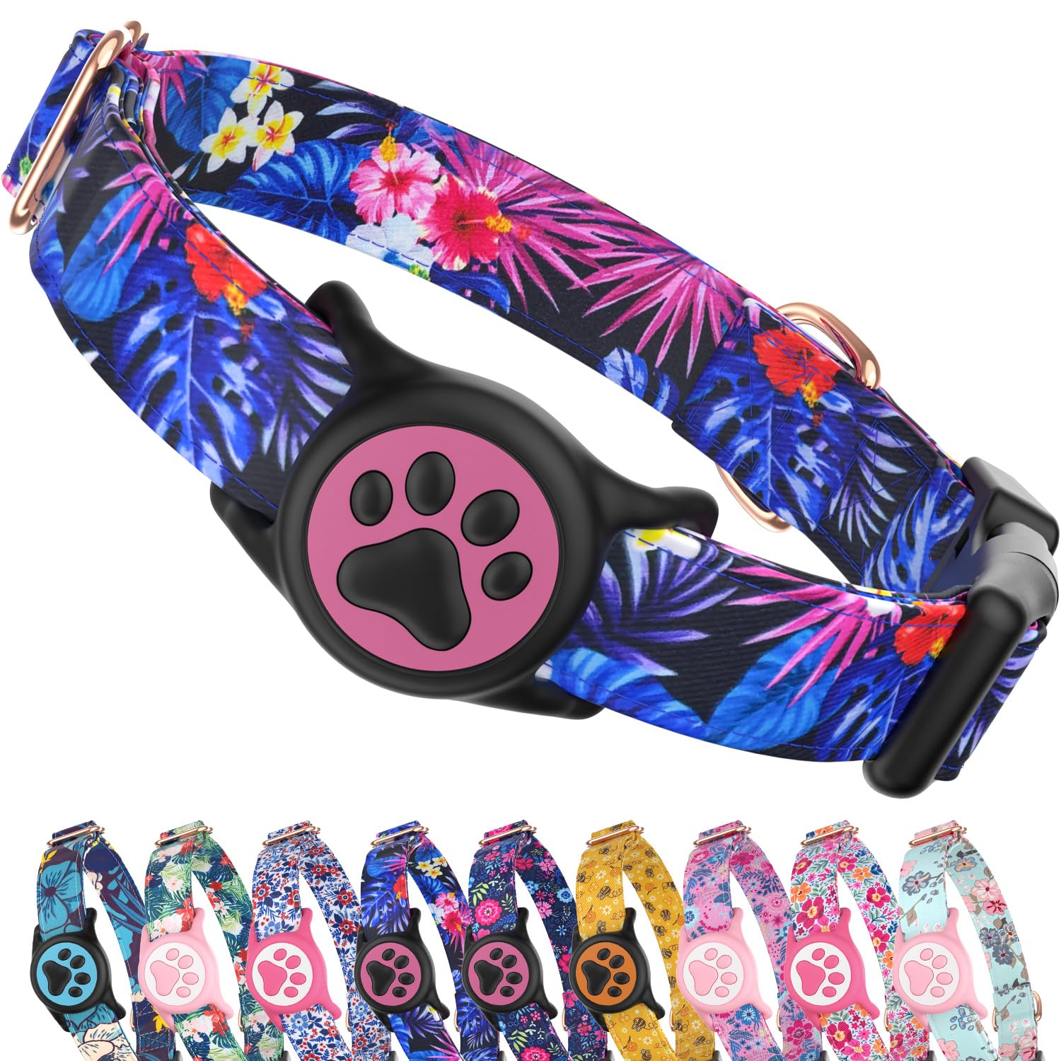 AirTag Dog Collar with Holder