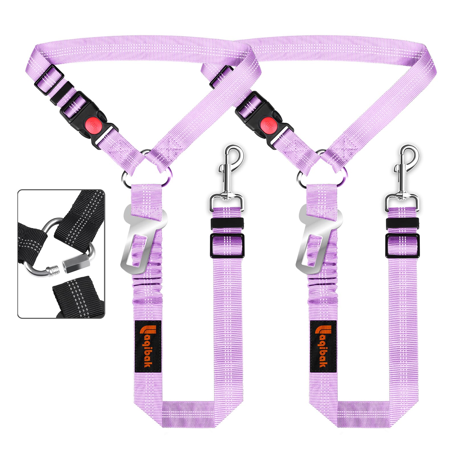 3-in-1 Dog Car Seat Belt Harness