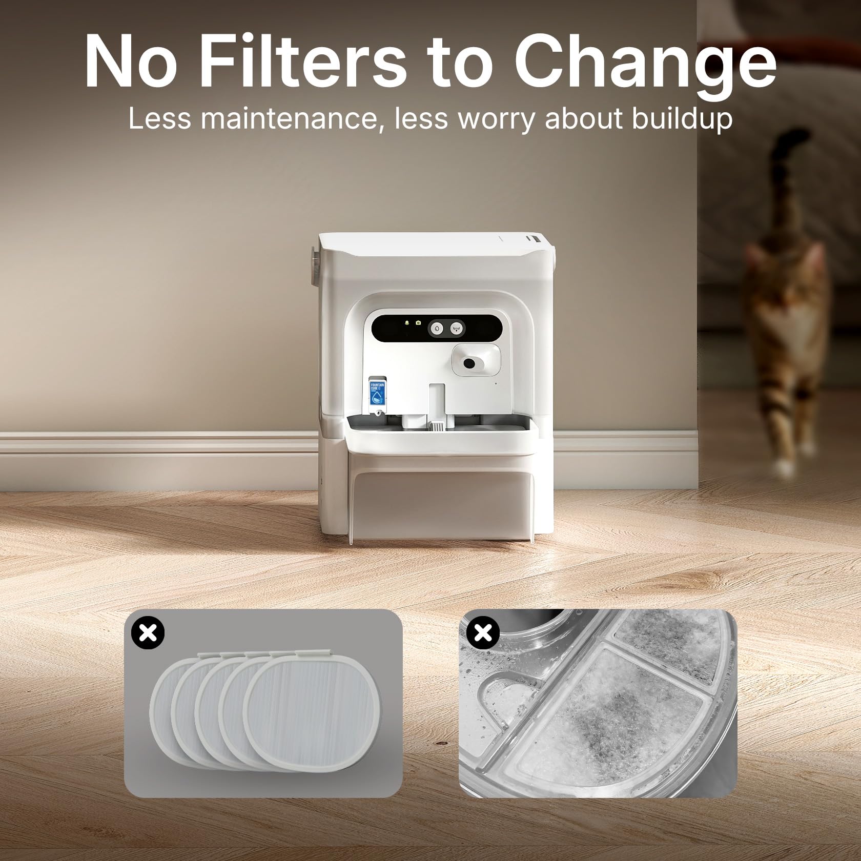 Smart Pet Water Fountain 5L with Camera