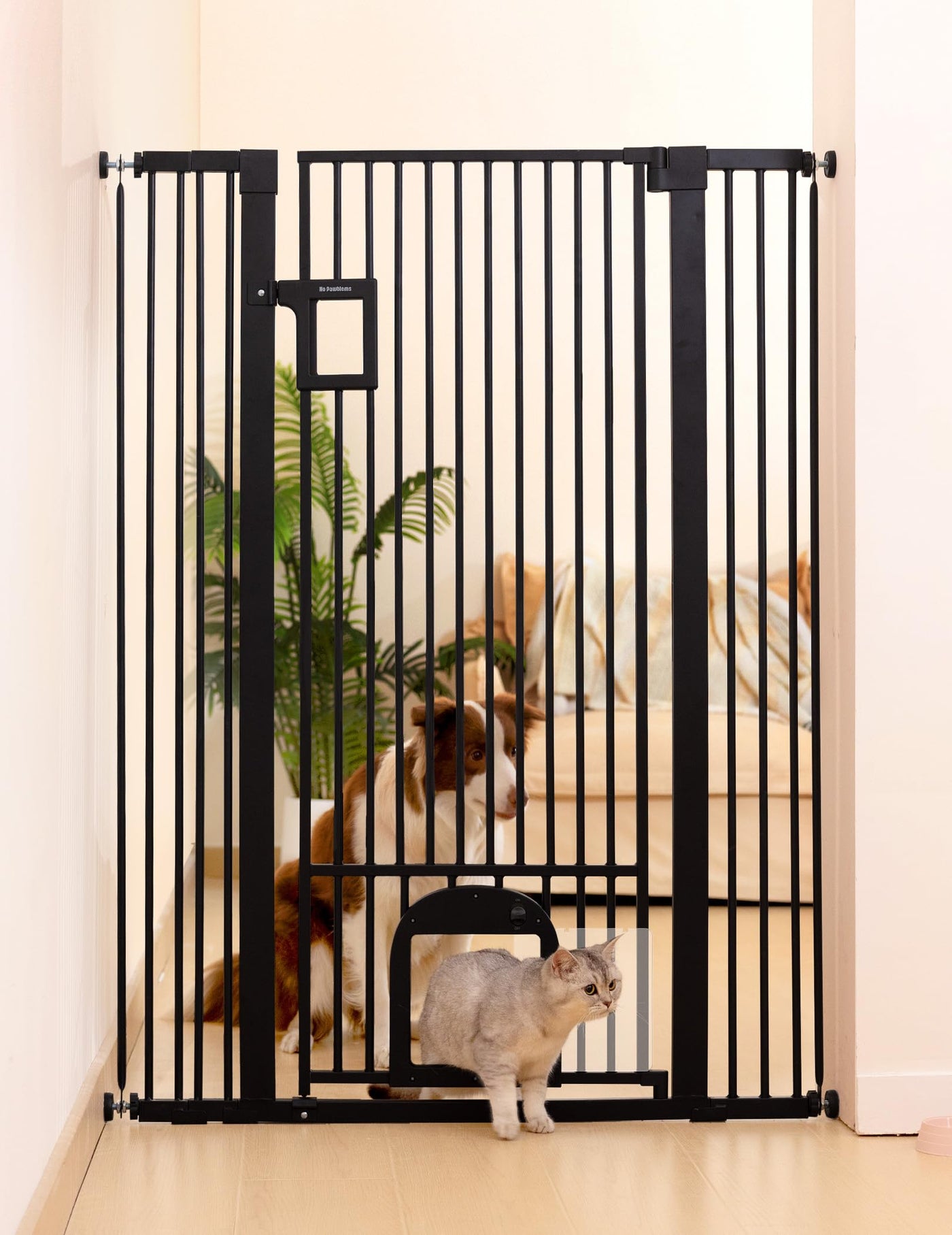 Extra Tall Auto-Close Cat Safety Gate
