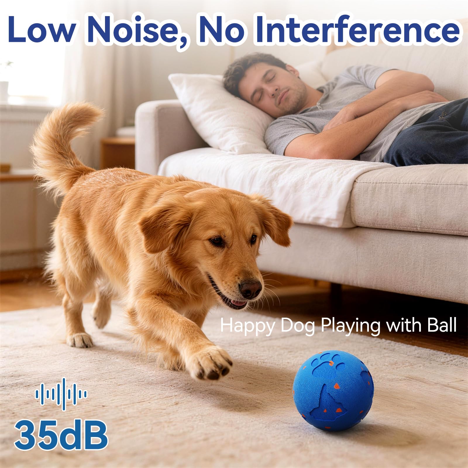 Interactive Automatic Dog Ball
