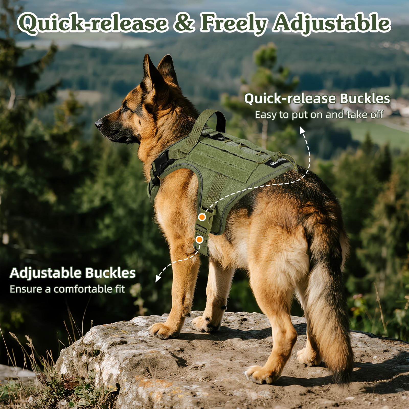 Reflective No-Pull Dog Harness